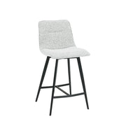 Modèle 1006 : Duo de Tabourets de Bar en Tissu Wheat