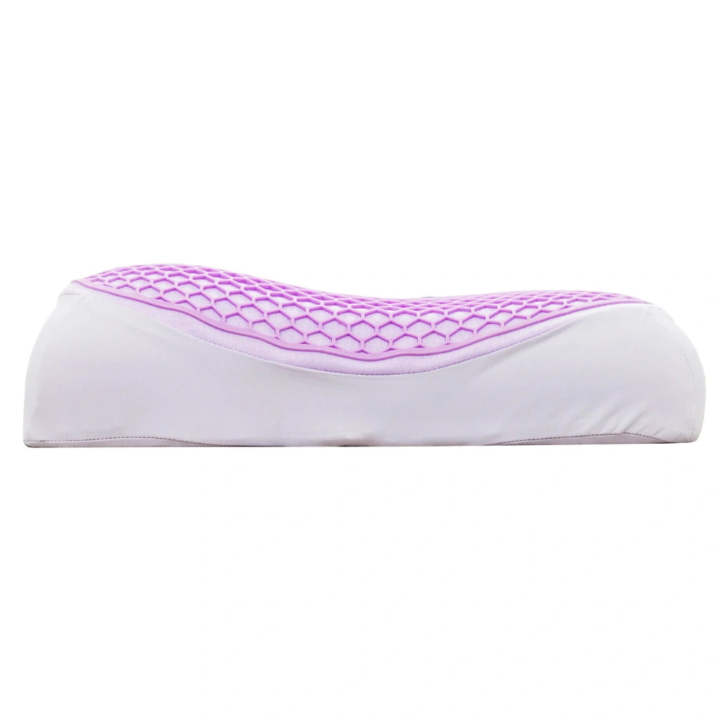 Revive : Pack de 8 Oreillers à Contour et Grille TPE Mauve