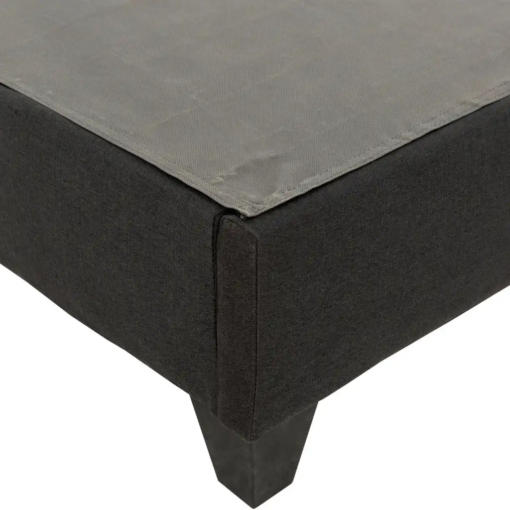 EZ Base : La Fondation de Lit Modulable en Tweed Night