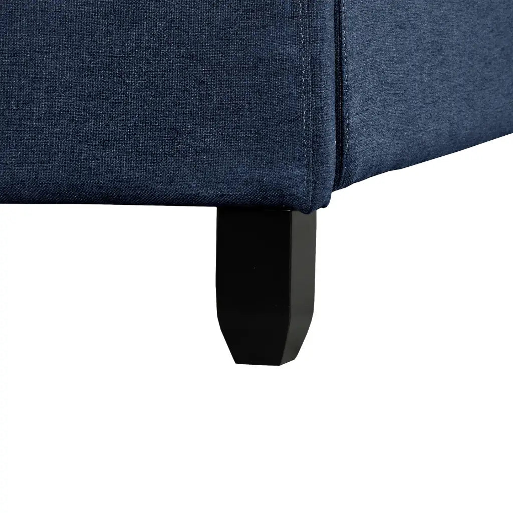 Lit London :  Tête de Lit Royale 55" en Linen Blue