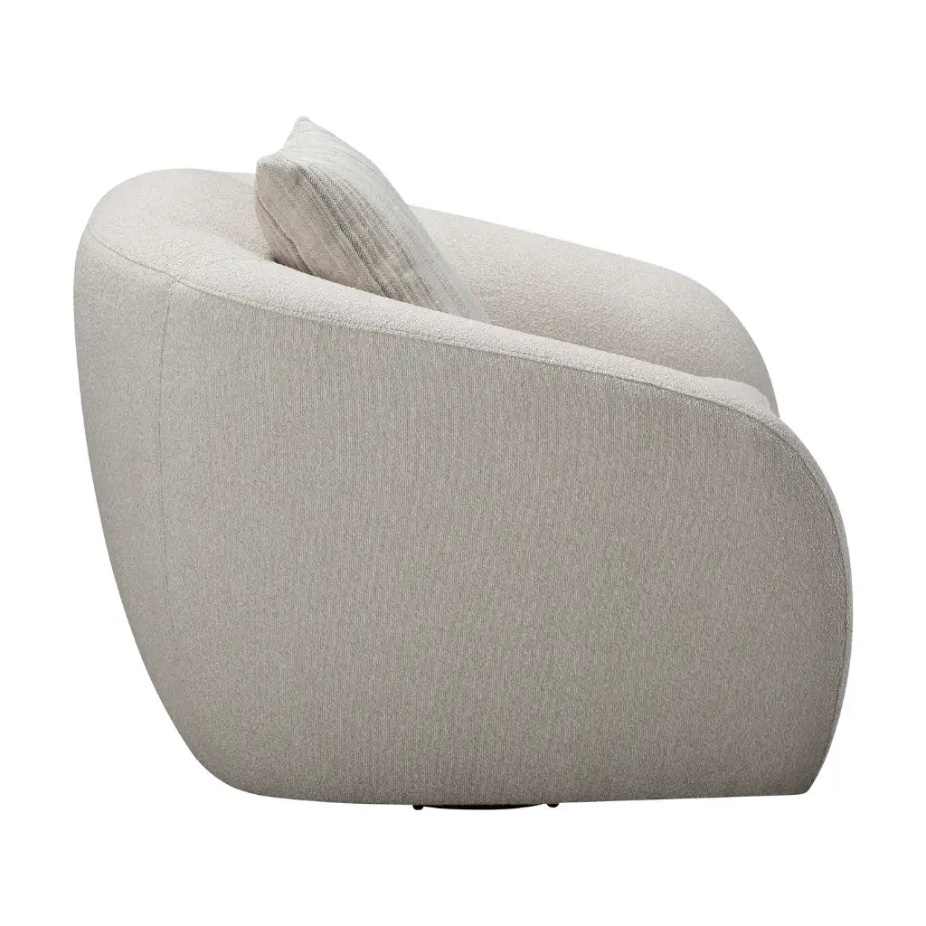 Sophy : Le Fauteuil Pivotant 360° au Fini Elly Almond