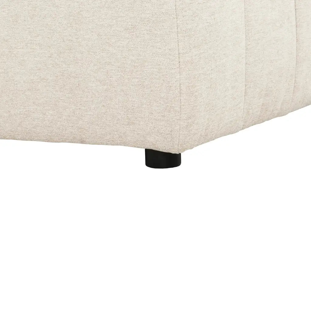 Lauriston : L'Ottoman Modulaire au Fini Axel Beige