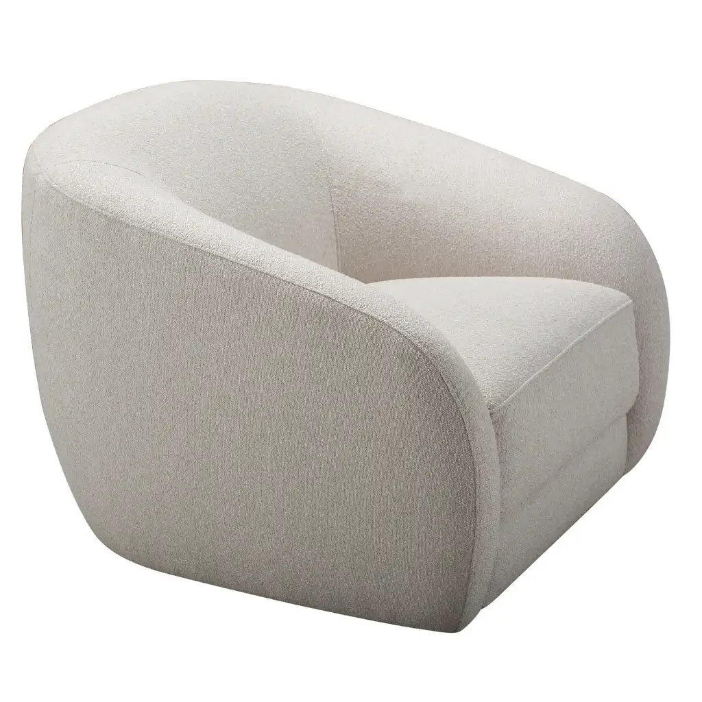 Fauteuil Sophy Barksdale | Confort Pivotant Crème de 40"