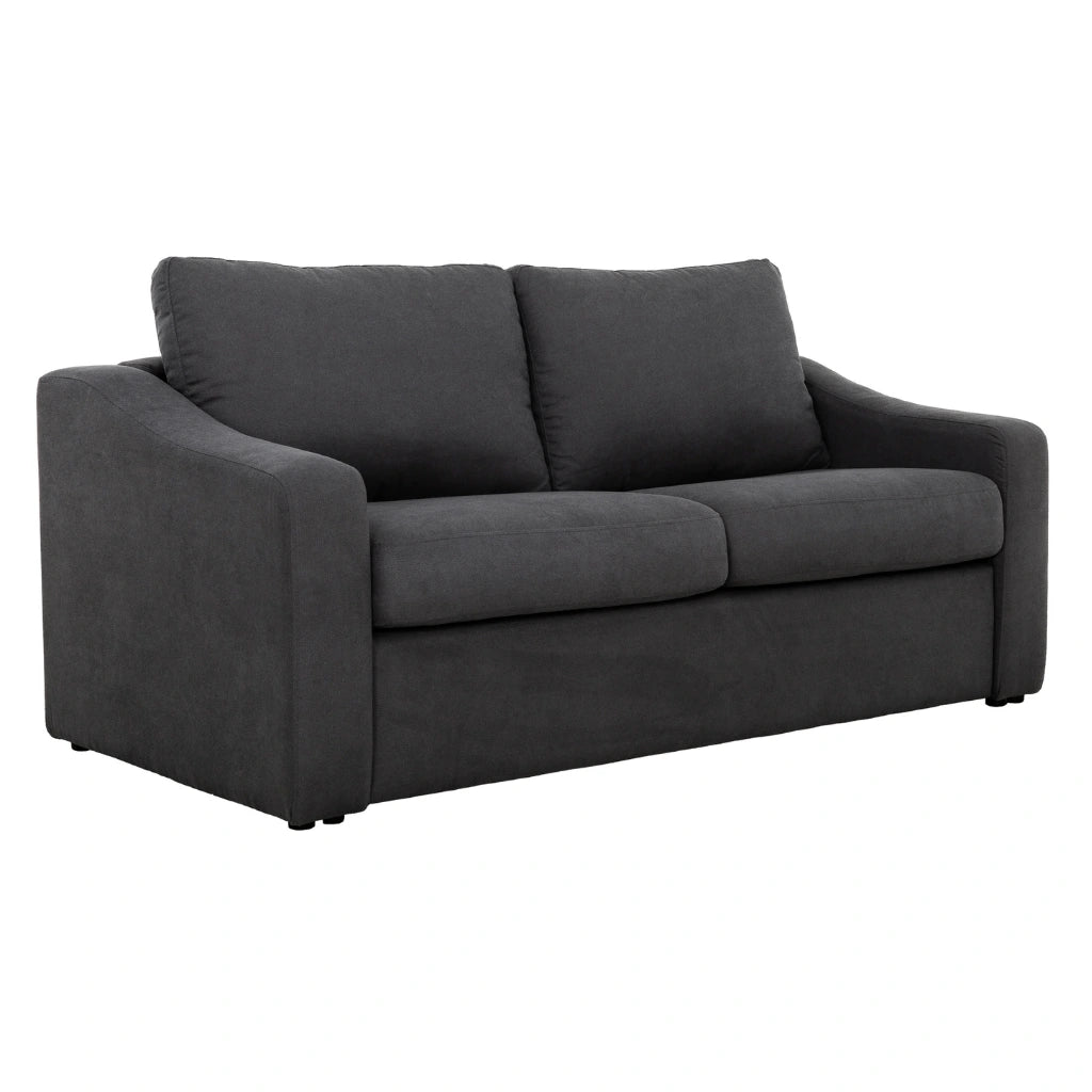 Canapé-lit SNF Flow gris foncé – Matelas hybride