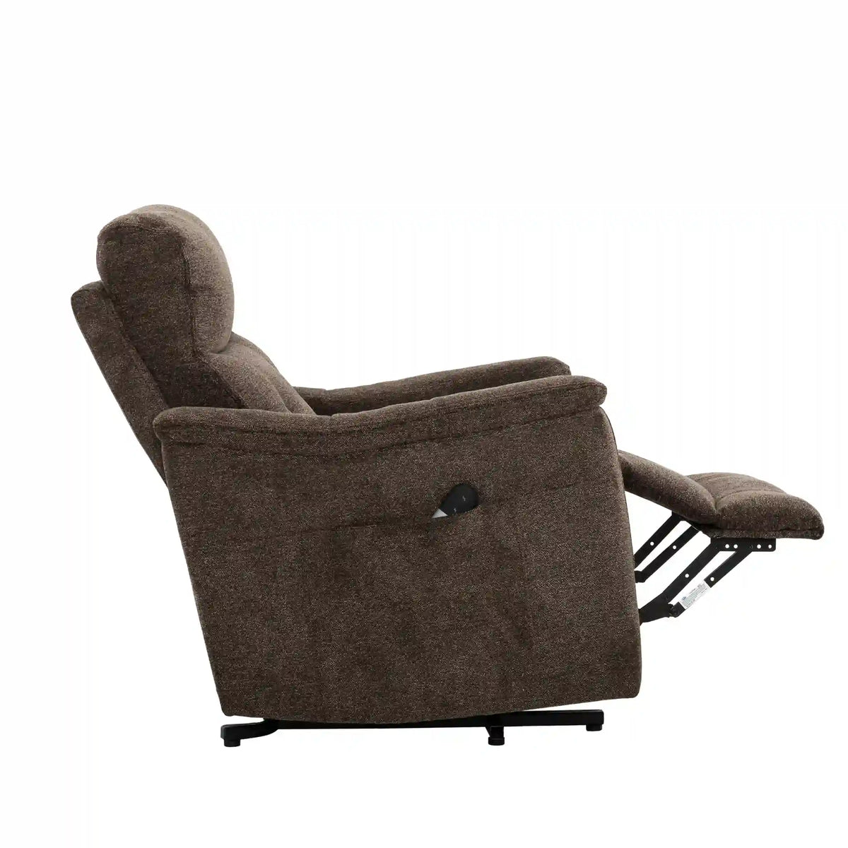 Primo Ladon Fauteuil Releveur Électrique en Tissu Brun Bayside