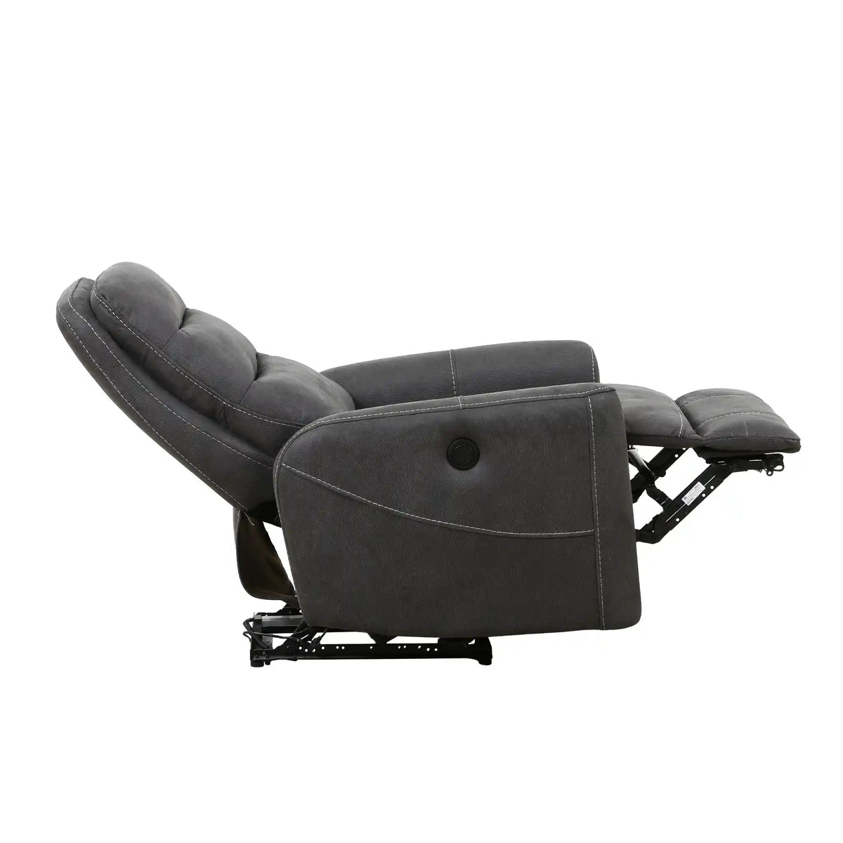 Primo Cole Fauteuil Inclinable Électrique Tissu Gris Palermo