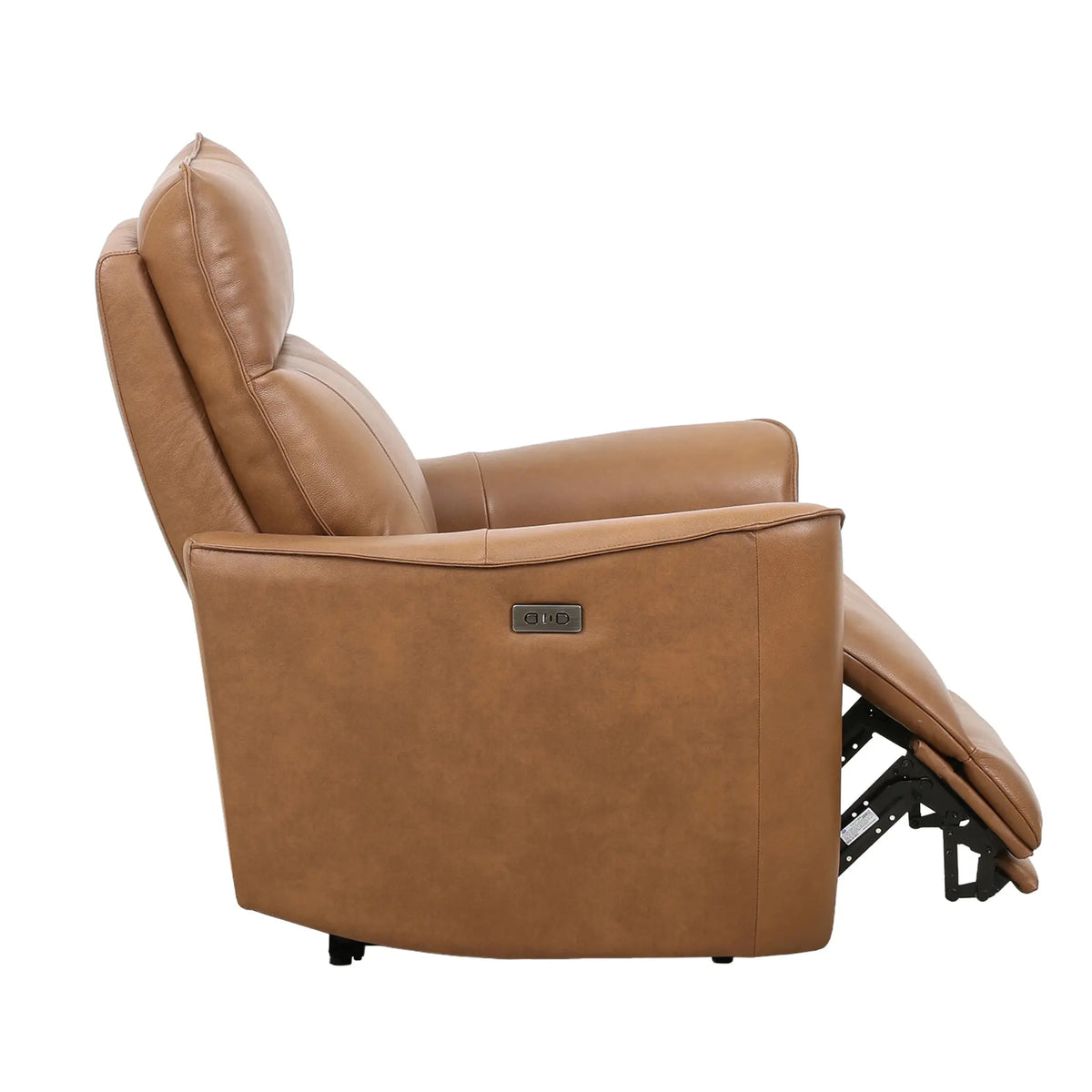 Primo Conrad Fauteuil Inclinable Électrique en Cuir Brun Palermo