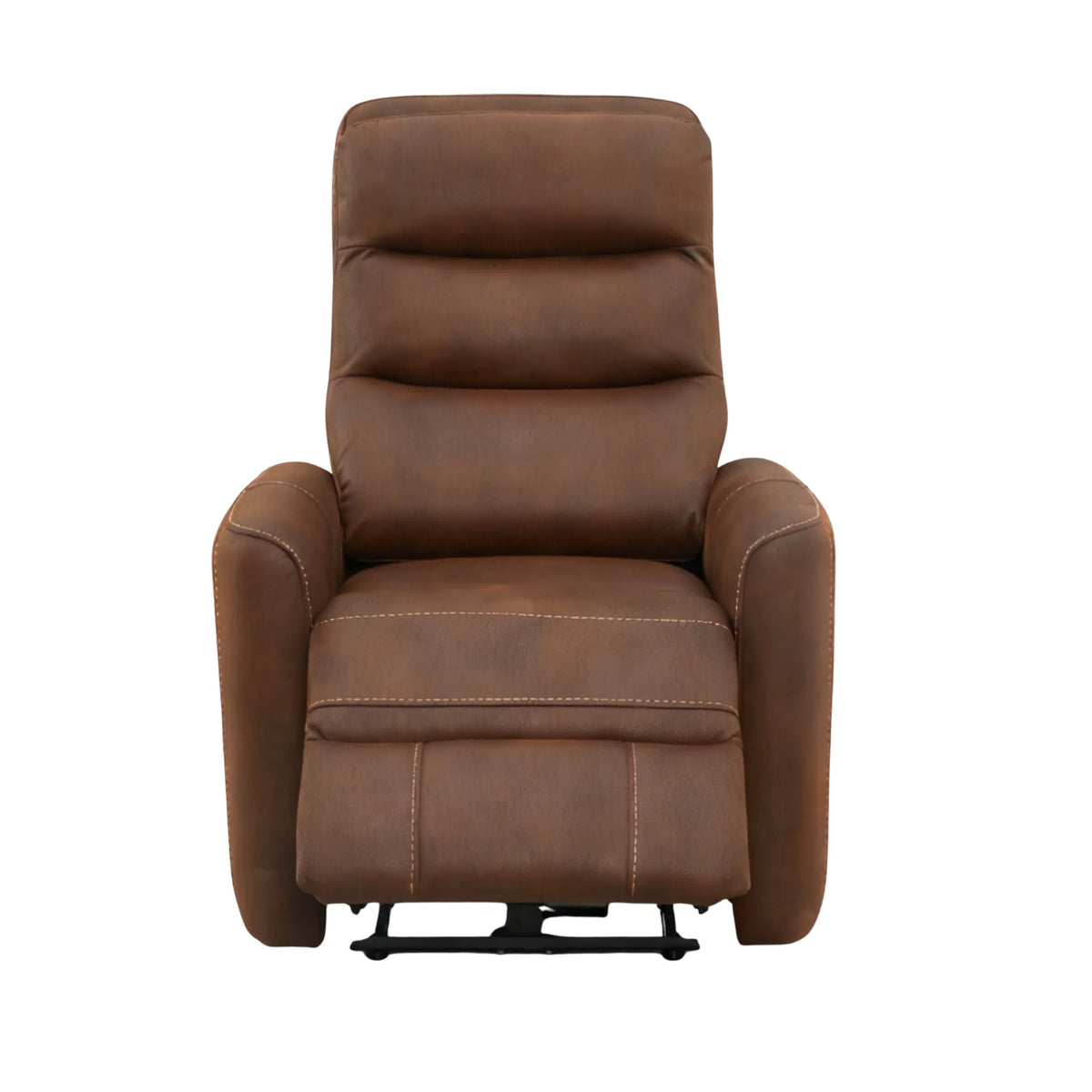 Cole Chaise Inclinable Électrique Tissu Brun Foncé Palerme