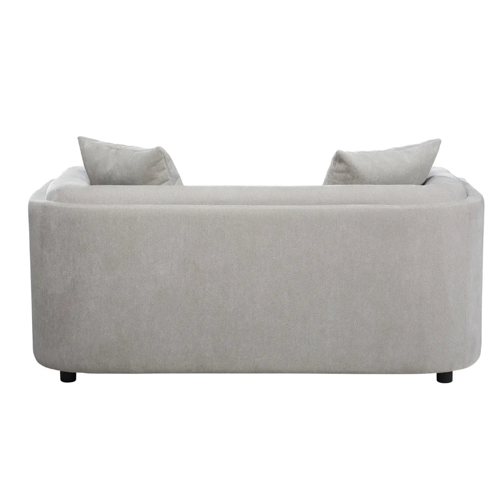 Causeuse Wilson taupe – Style moderne et compact