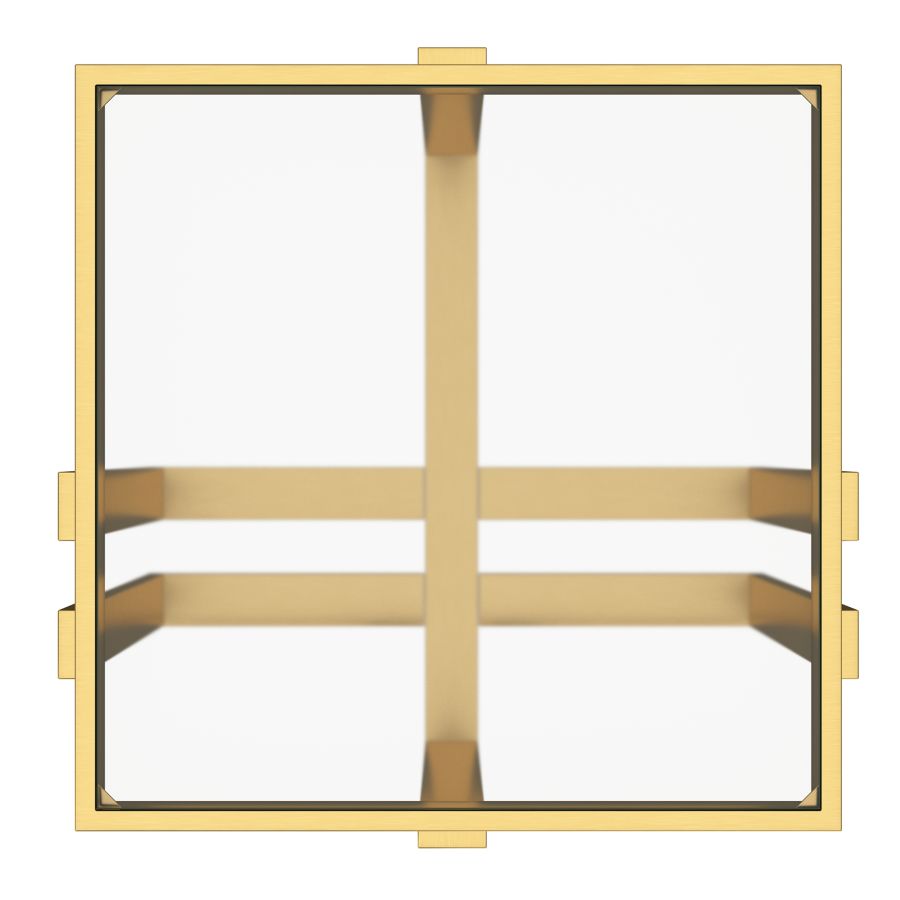 Table d'appoint Paxton en or brossé