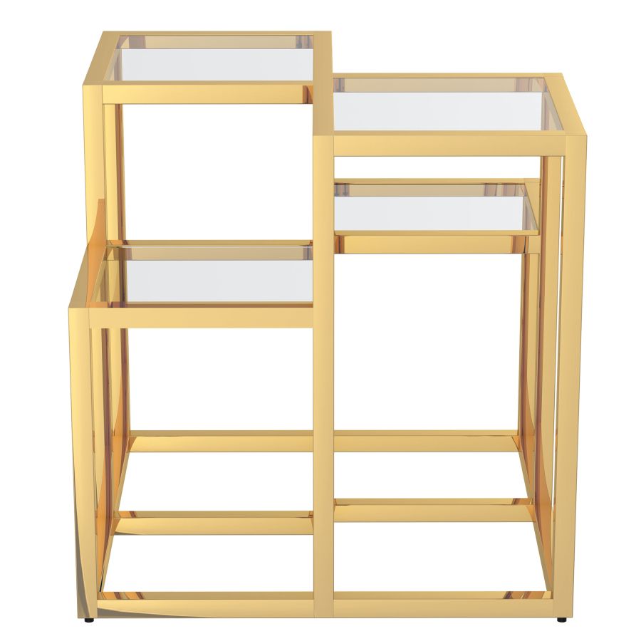 Table d'appoint Casini en or ( Meuble Mtl )