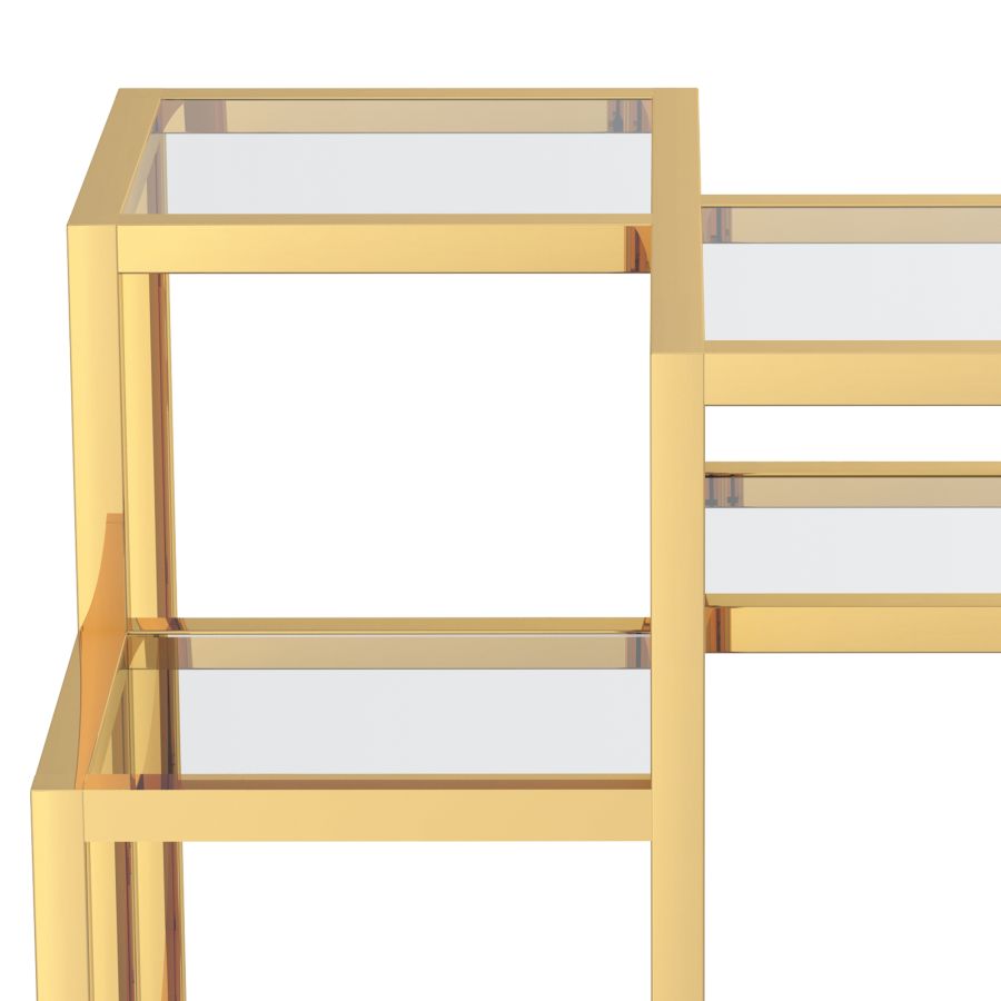 Table d'appoint Casini en or ( Meuble Mtl )