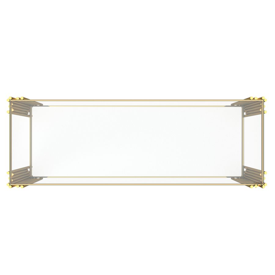 Table console Estrel en or ( Meuble Mtl )