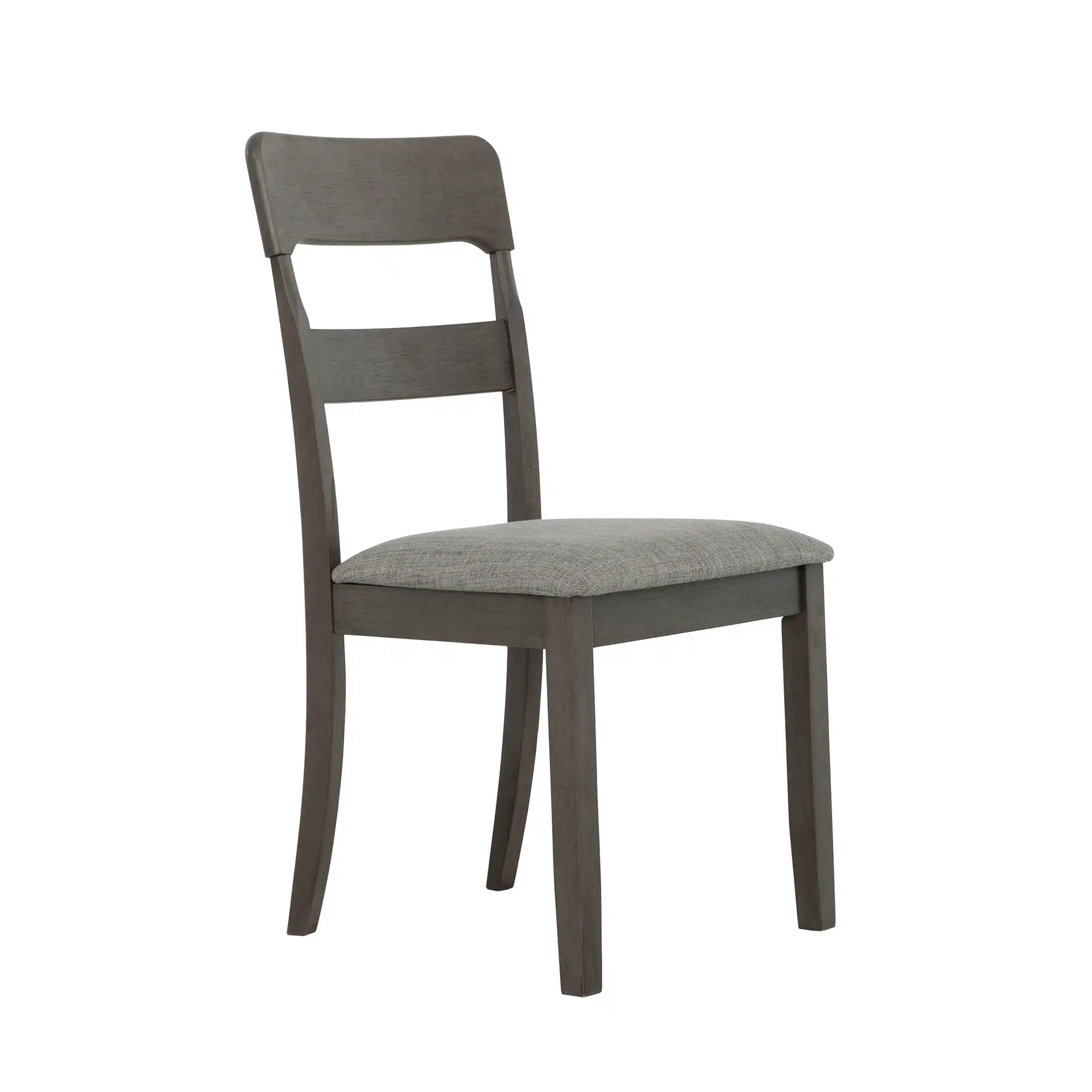 Table Salle à Manger Extensible (60" à 72") avec Rallonge Intégrée et 4 Chaises - Primo