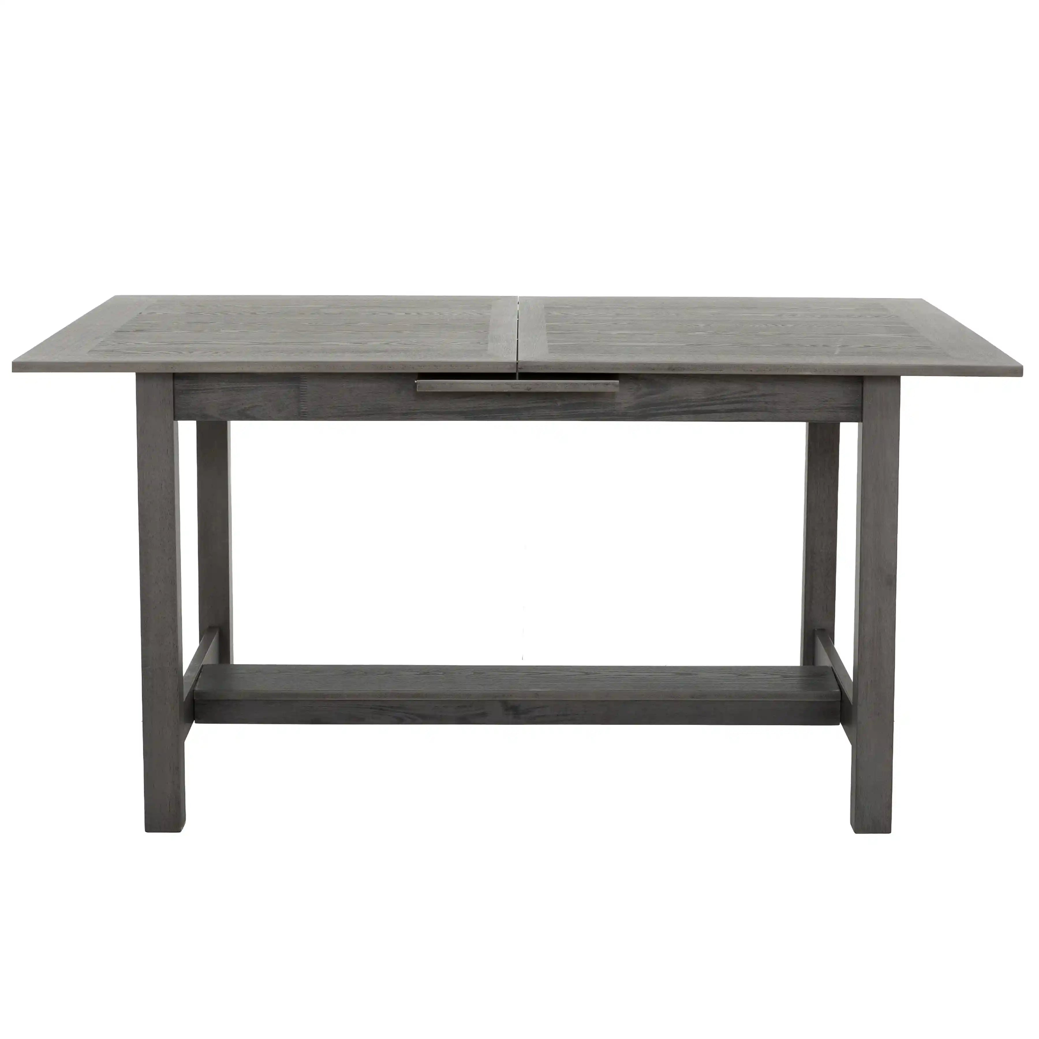 Table Salle à Manger Extensible (60" à 72") avec Rallonge Intégrée et 4 Chaises - Primo
