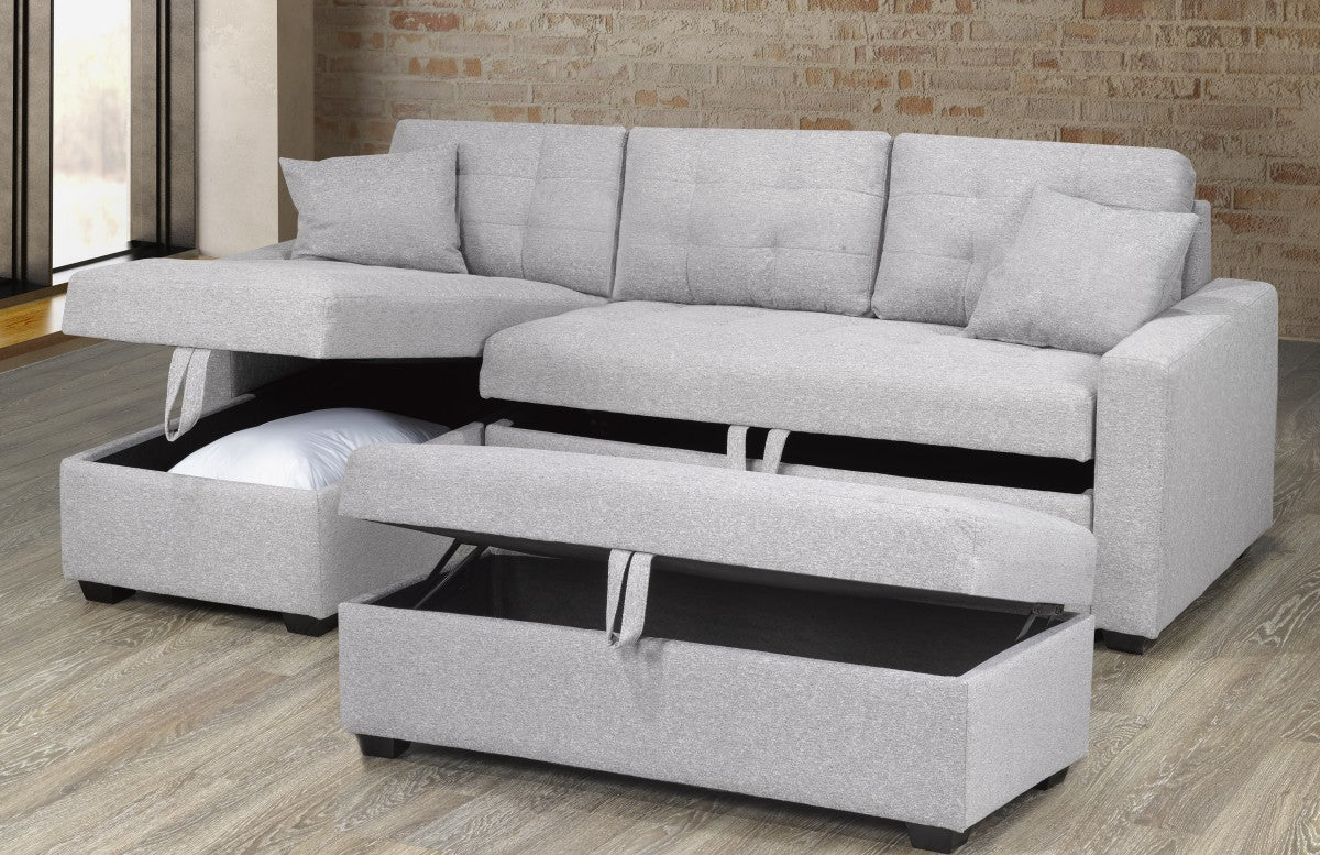 SECTIONNEL DE RANGEMENT AVEC POUF ( Meuble Mtl )