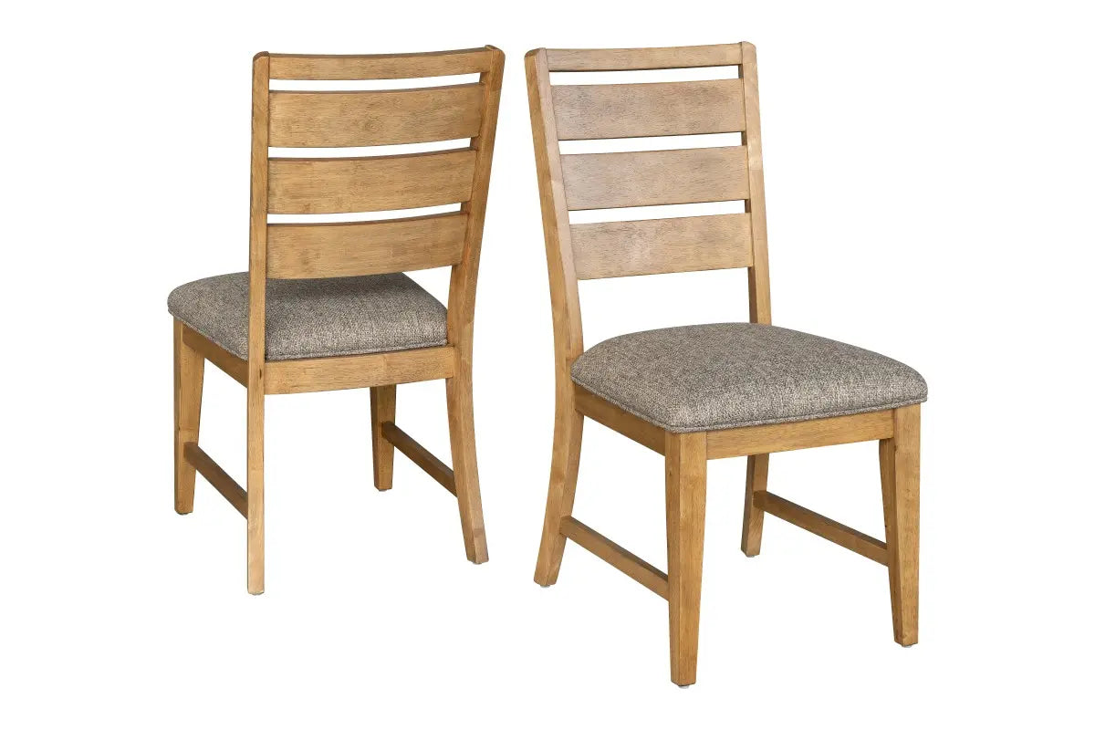 Chaises Terra en bois massif | Ensemble de 2 - Fini Chêne