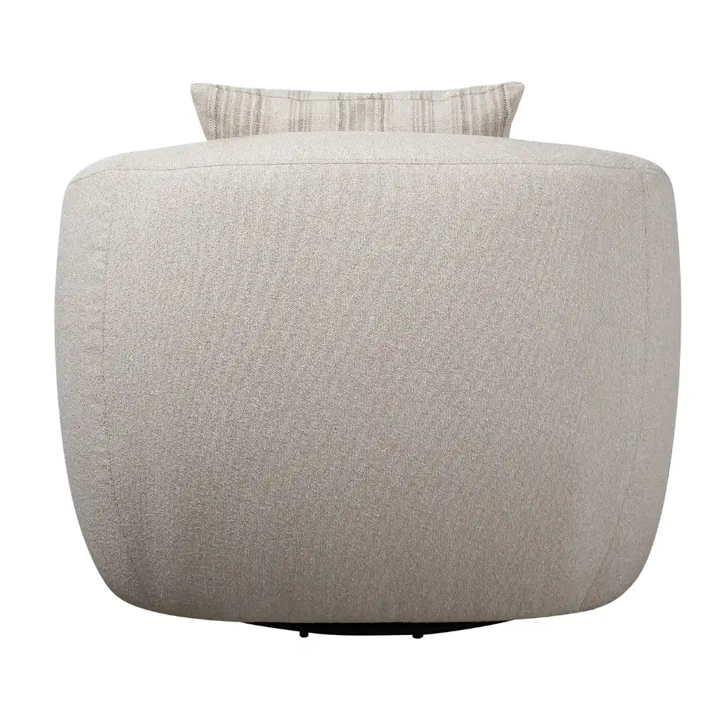 Sophy : Le Fauteuil Pivotant 360° au Fini Elly Almond