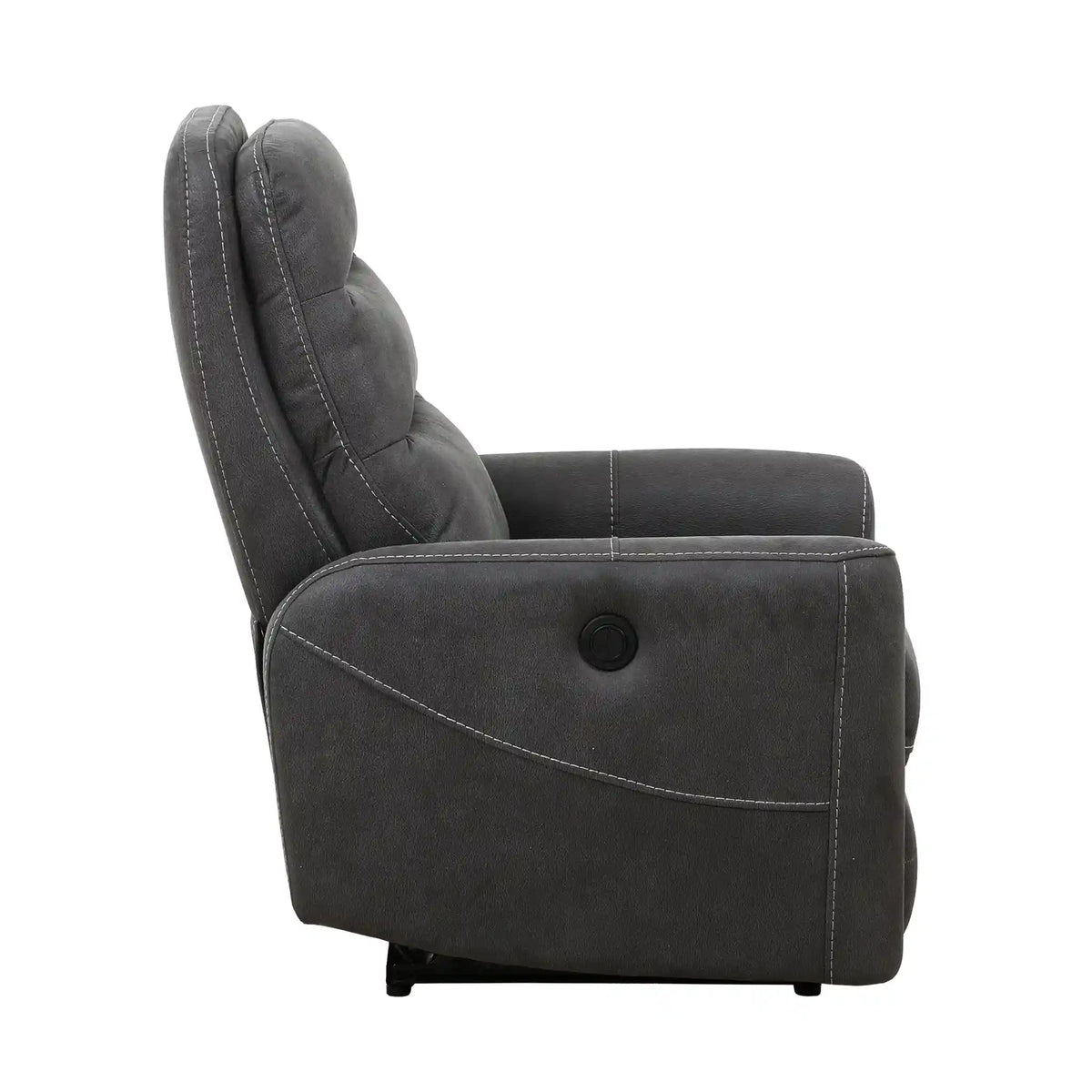 Primo Cole Fauteuil Inclinable Électrique Tissu Gris Palermo