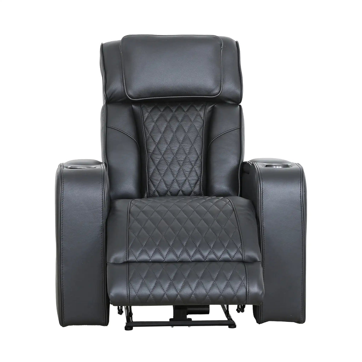 Fauteuil inclinable et berçant électrique Primo Colton, noir