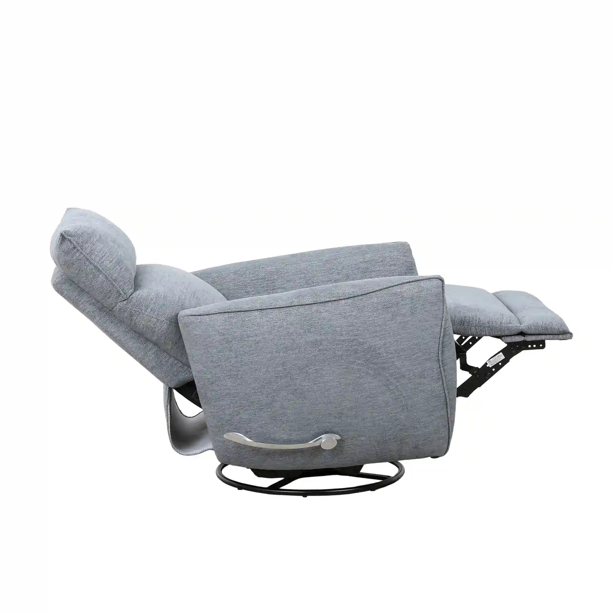 Primo Owen Fauteuil Pivotant Inclinable et Berçant Gris Bayside