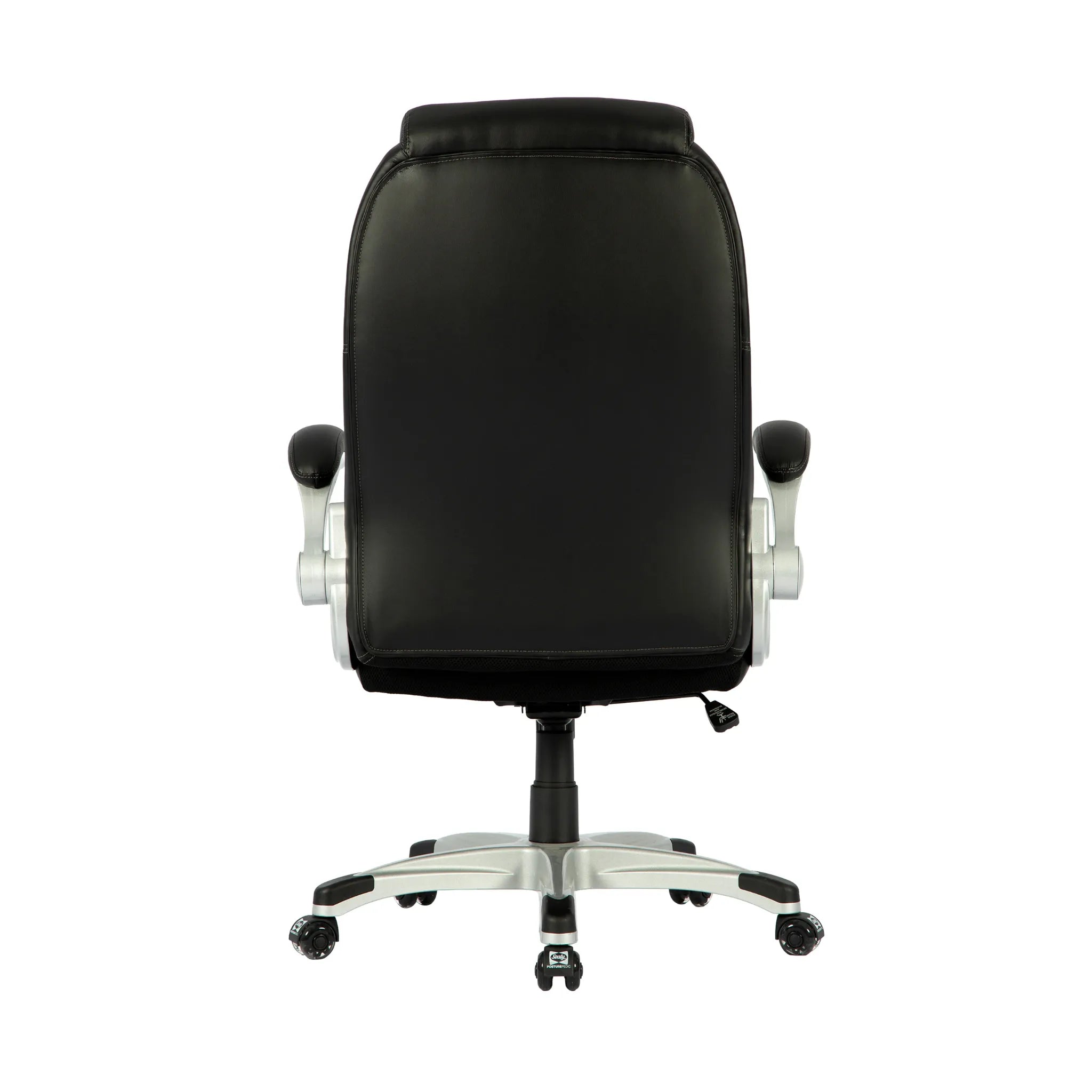 Sealy Stratus Fauteuil de Bureau Ergonomique Cuir Régénéré Noir