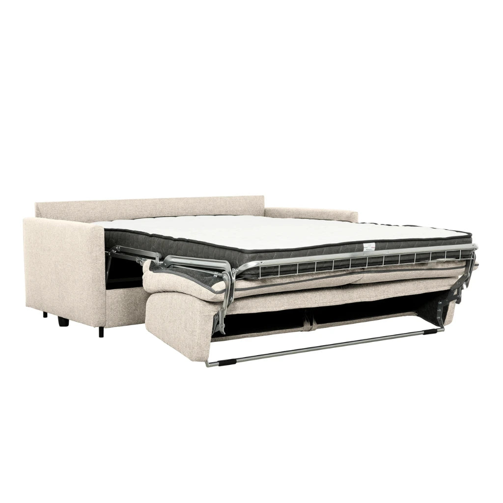 Canapé-lit Benito beige avec matelas mémoire 5"