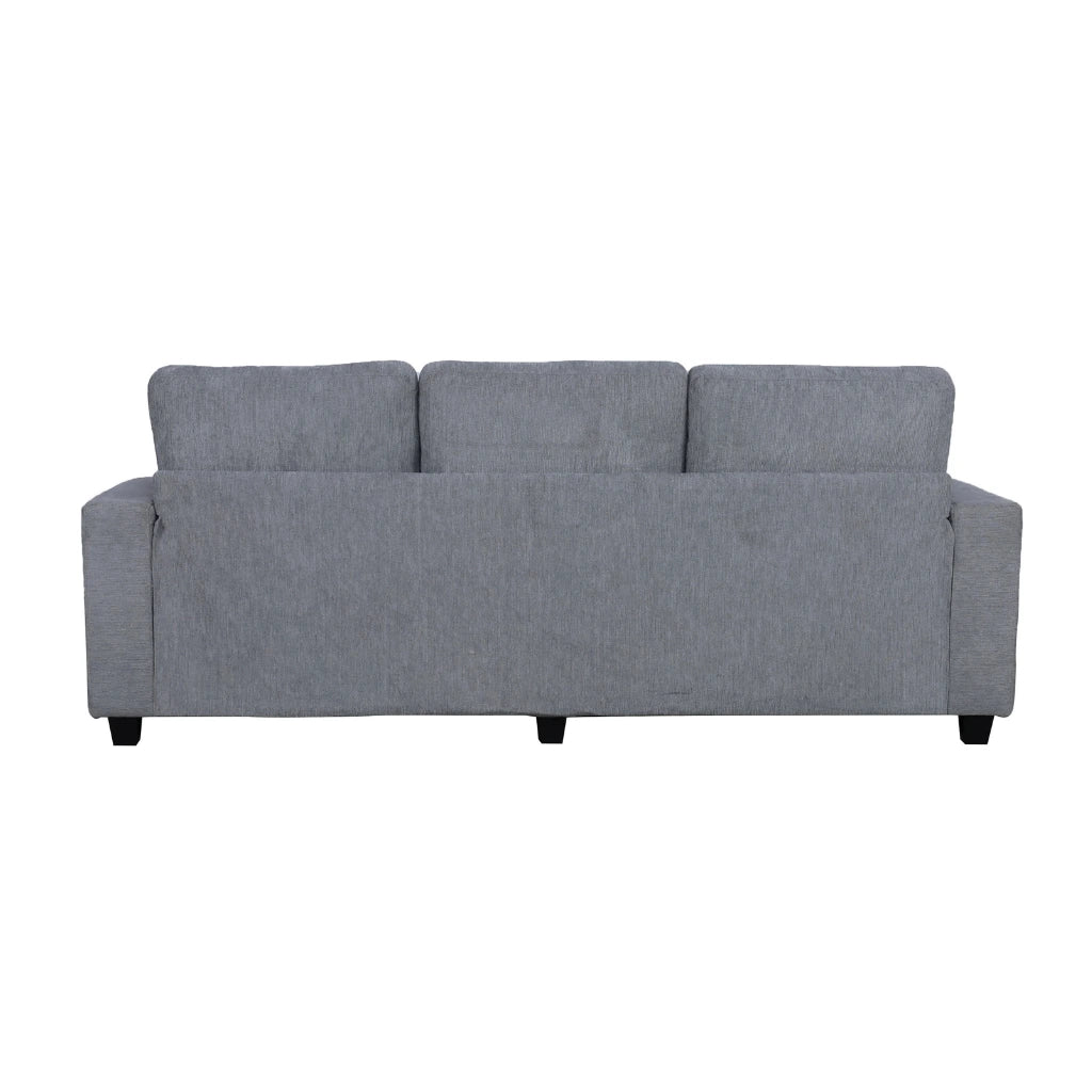 Canapé Fallon – Gris, design moderne et compact