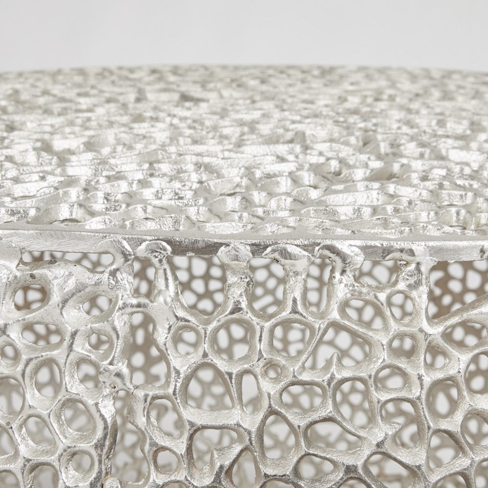 Table basse Dolce en argent