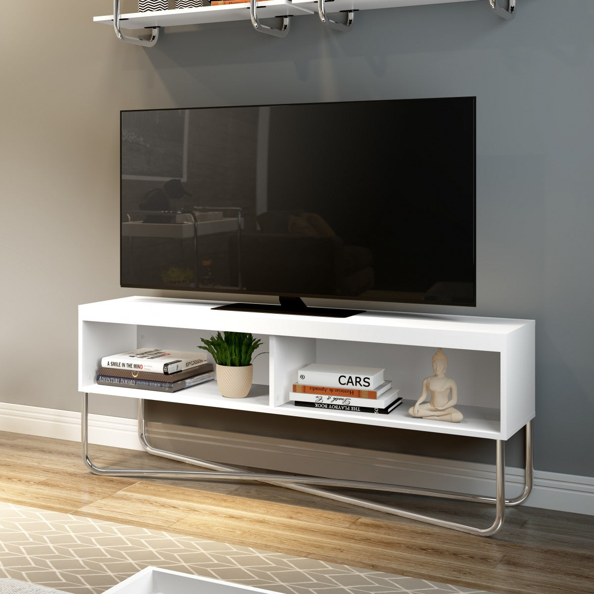 MEUBLE TV - BLANC ( Meuble Mtl )