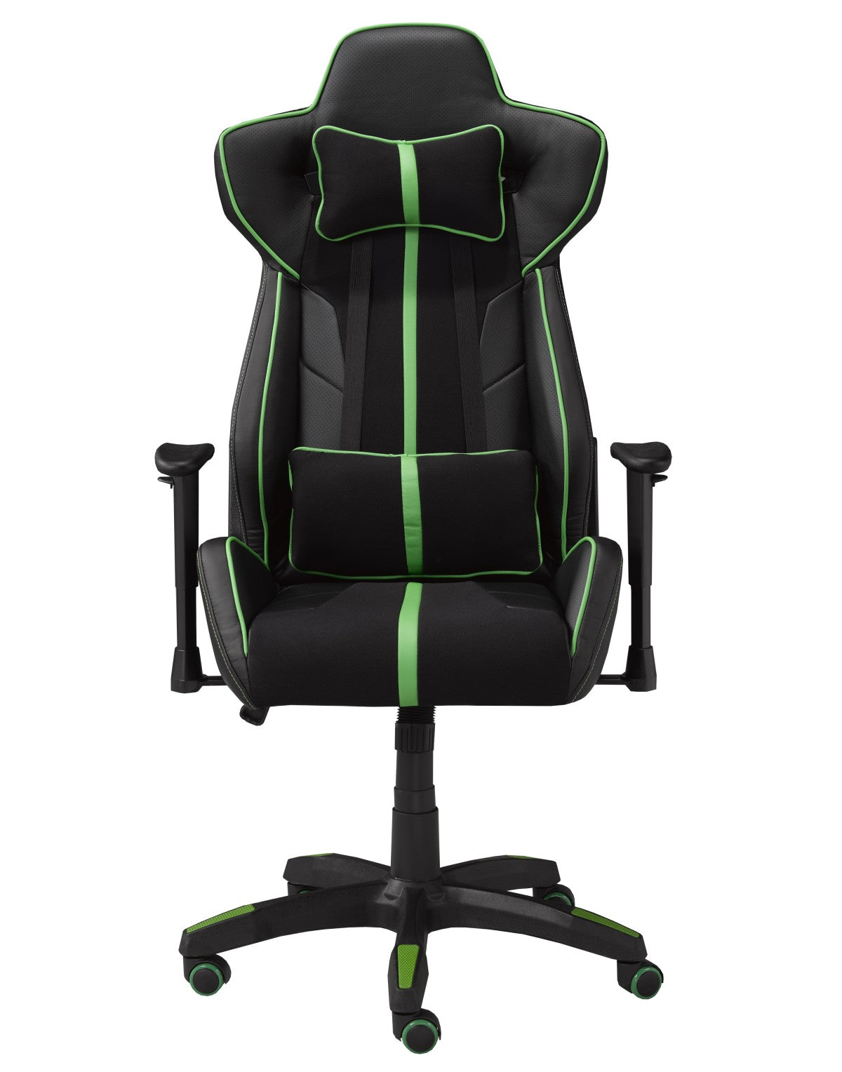 ENSEMBLE BUREAU ET CHAISE GAMING, VERT/NOIR ( Meuble Mtl )