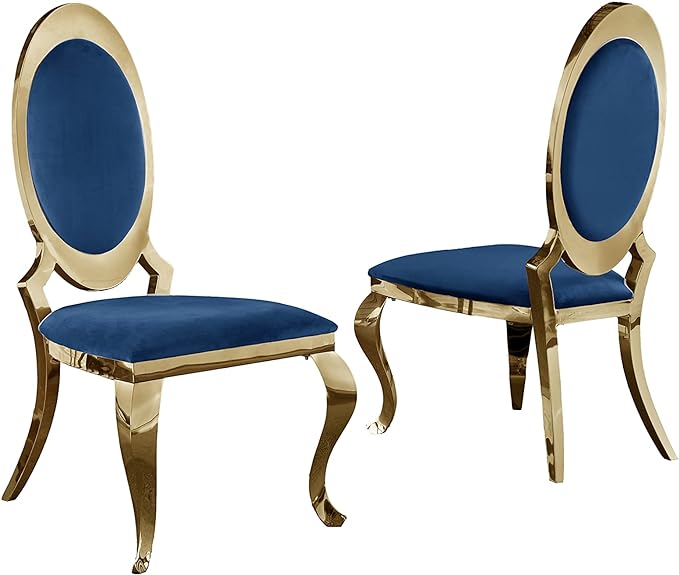 Chaise de salle à manger Janet dorée