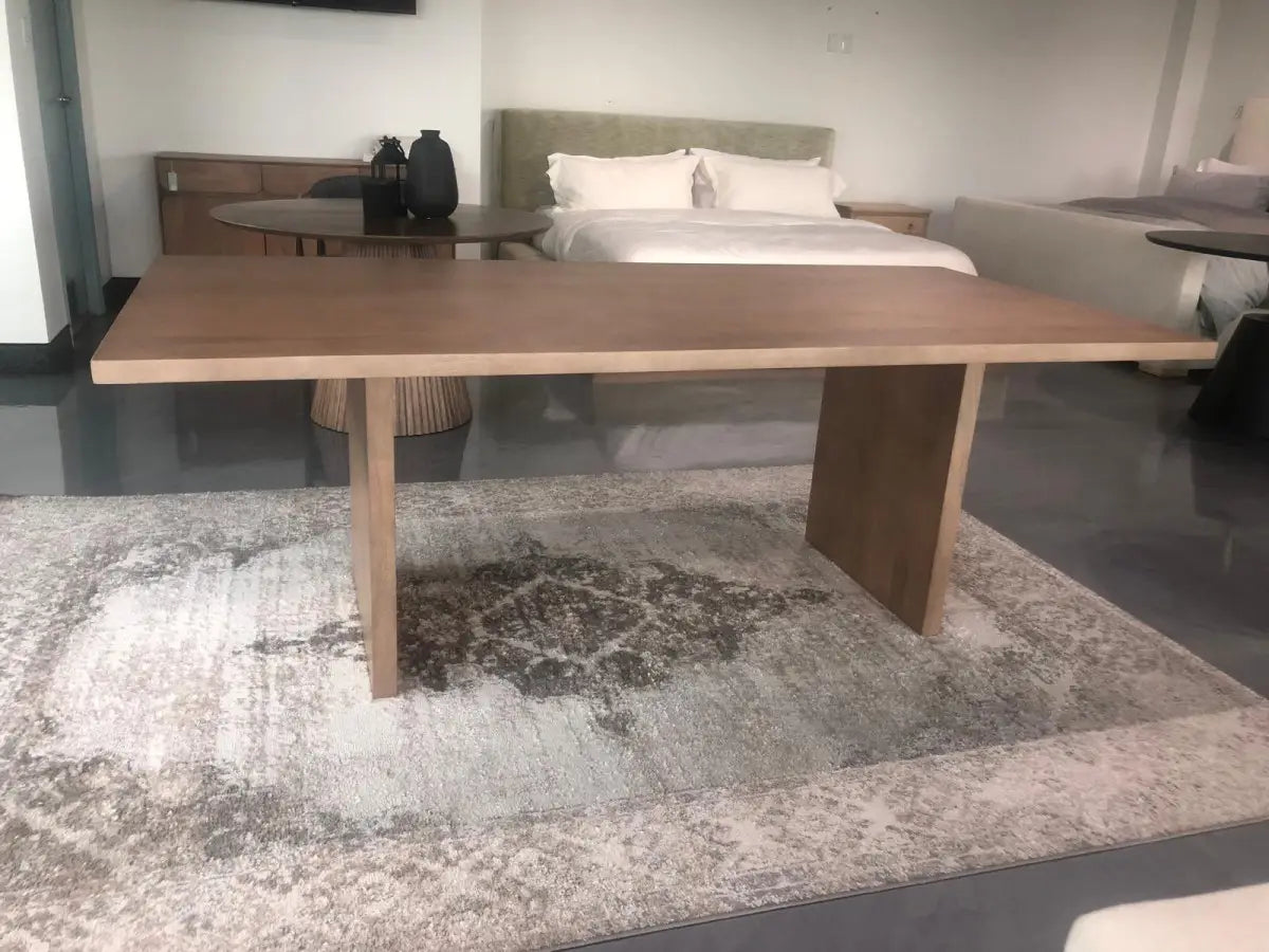 Elsa Dining Table - Solid Natural Oak 84"