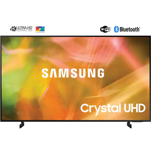 Samsung Téléviseur intelligent 4K pleine HD de 65 po. UN65AU8000FXZC (Meuble Mtl)