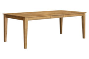 Oak Terra Dining Table - Solid Wood Extendable