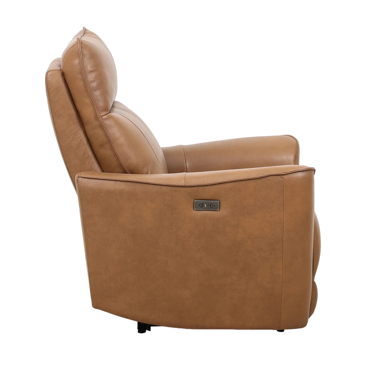Primo Conrad Fauteuil Inclinable Électrique en Cuir Brun Palermo