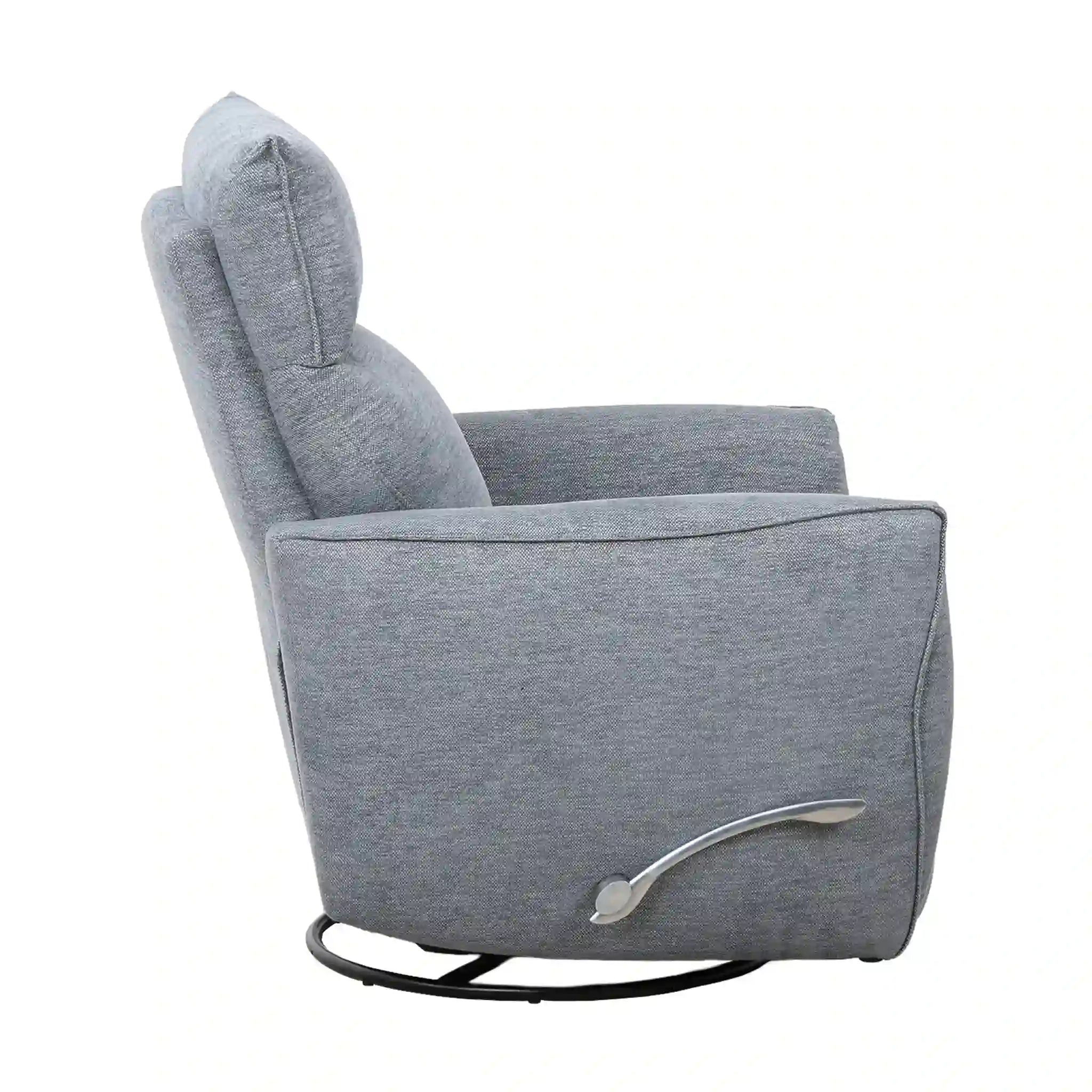 Primo Owen Fauteuil Pivotant Inclinable et Berçant Gris Bayside