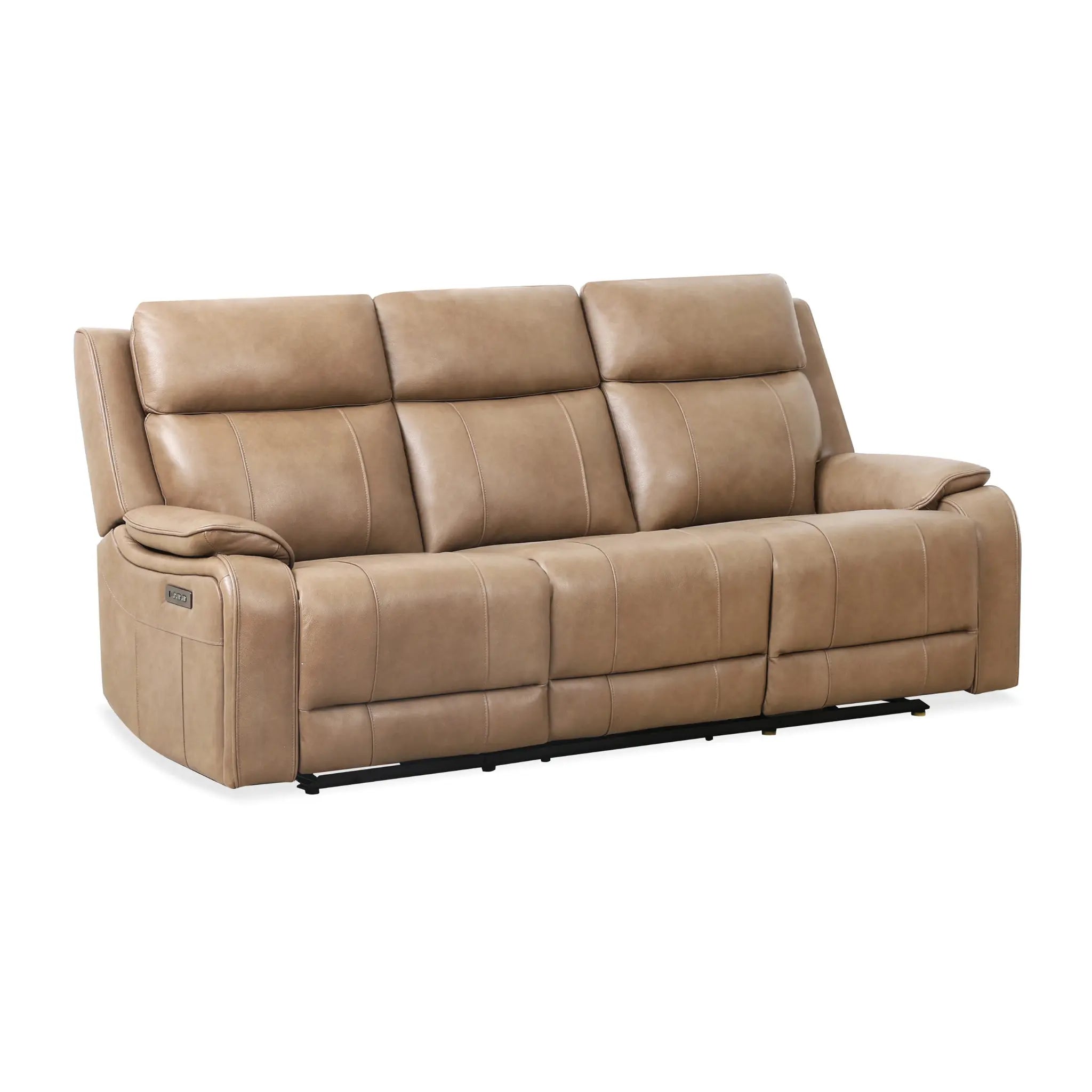 Primo Brindle Sofa avec Assises Inclinables Électriques Taupe