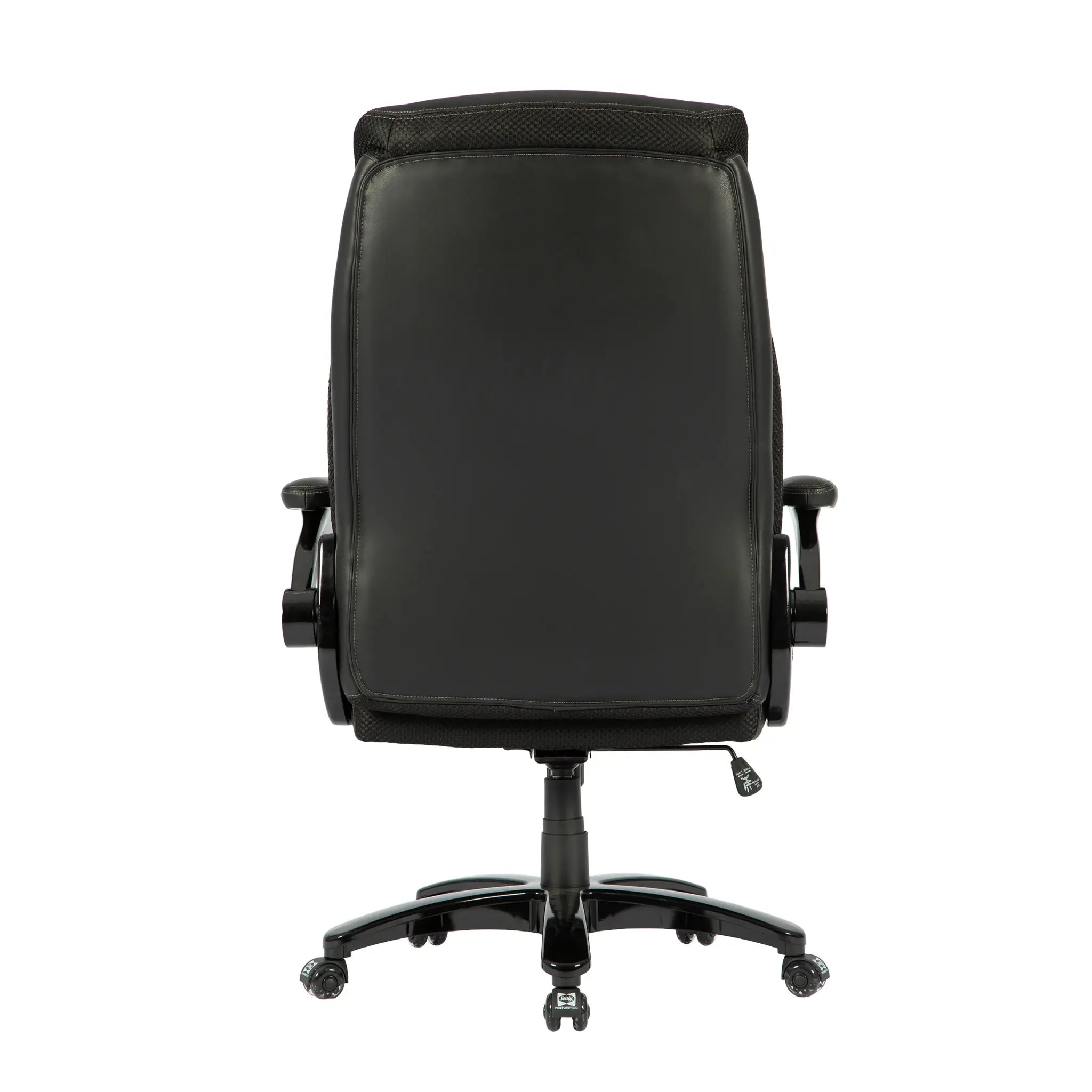 Sealy Denali Fauteuil de Bureau Ergonomique Cuir Simili Noir
