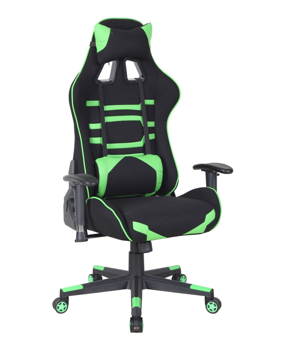 ENSEMBLE BUREAU ET CHAISE GAMING, VERT/NOIR ( Meuble Mtl )