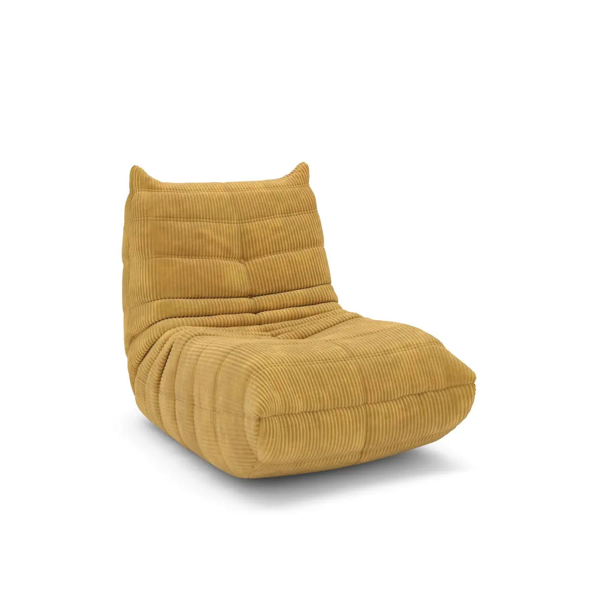 Fauteuil d'appoint Solana Orange | Mousse 60D et design décontracté