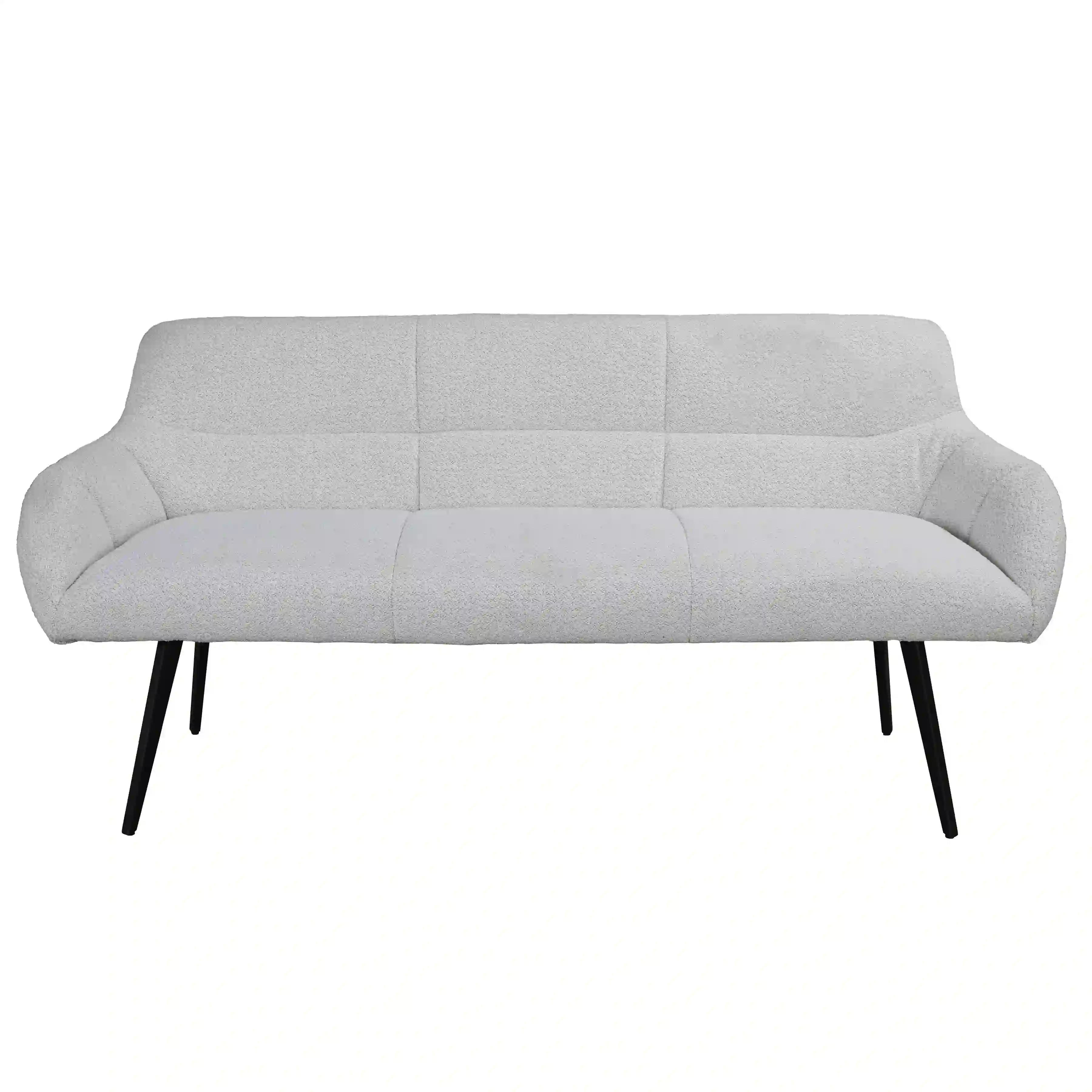 Primo Ensemble Salle à Manger Extensible avec Banc et 4 Chaises (70" à 94") - Gris