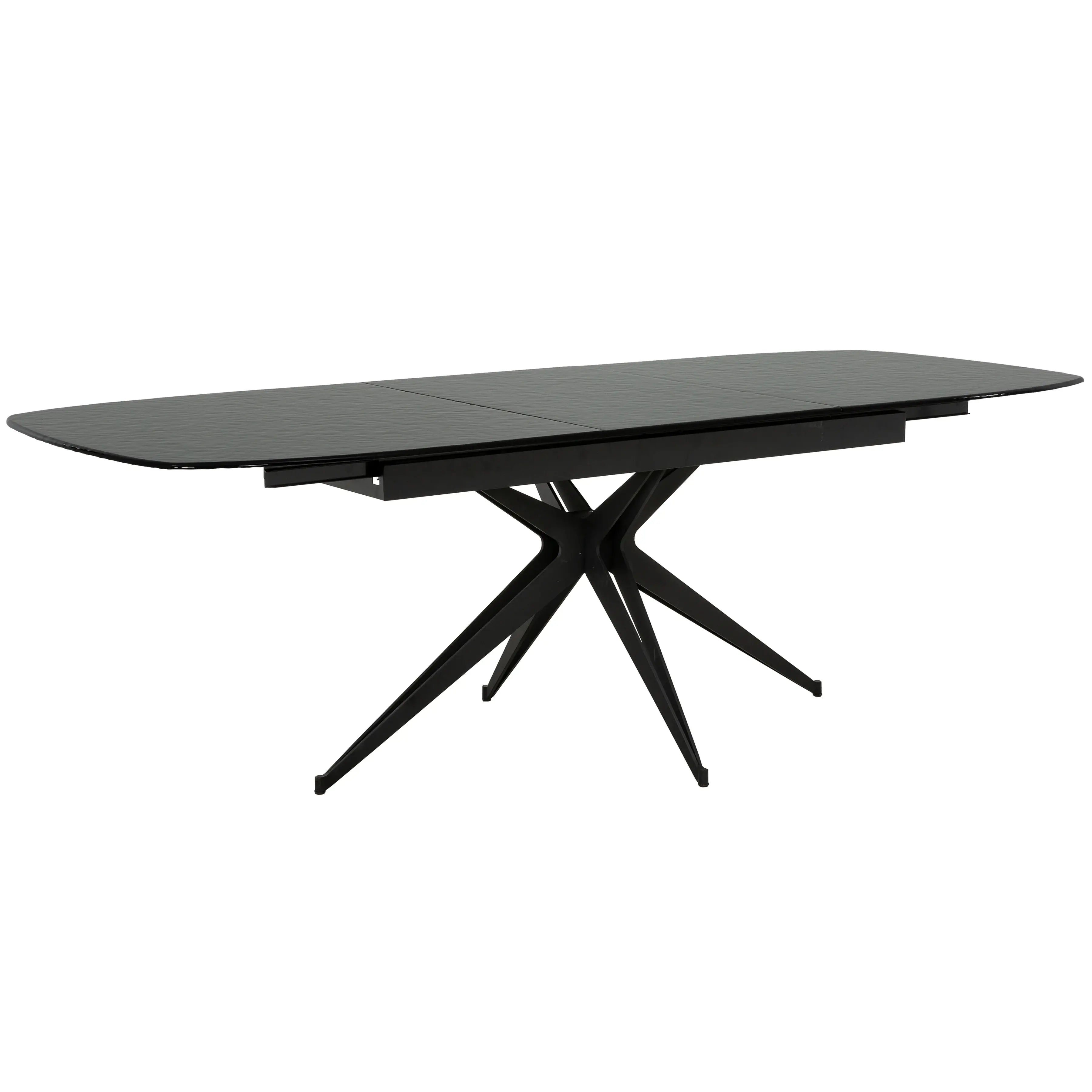 Primo Ensemble Salle à Manger Extensible avec Banc et 4 Chaises (70" à 94") - Gris