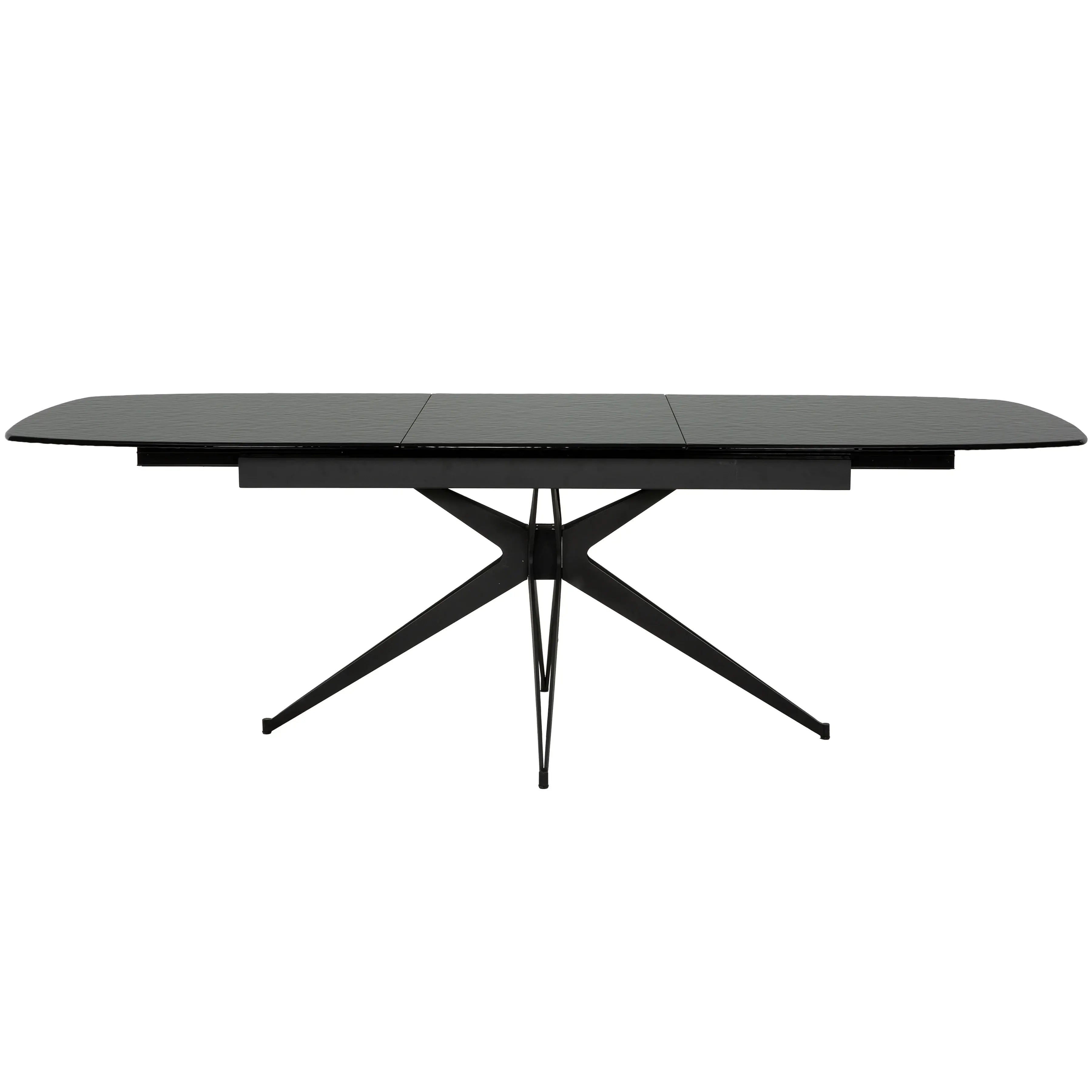 Primo Table Salle à Manger Extensible Verre (71-94") Gris