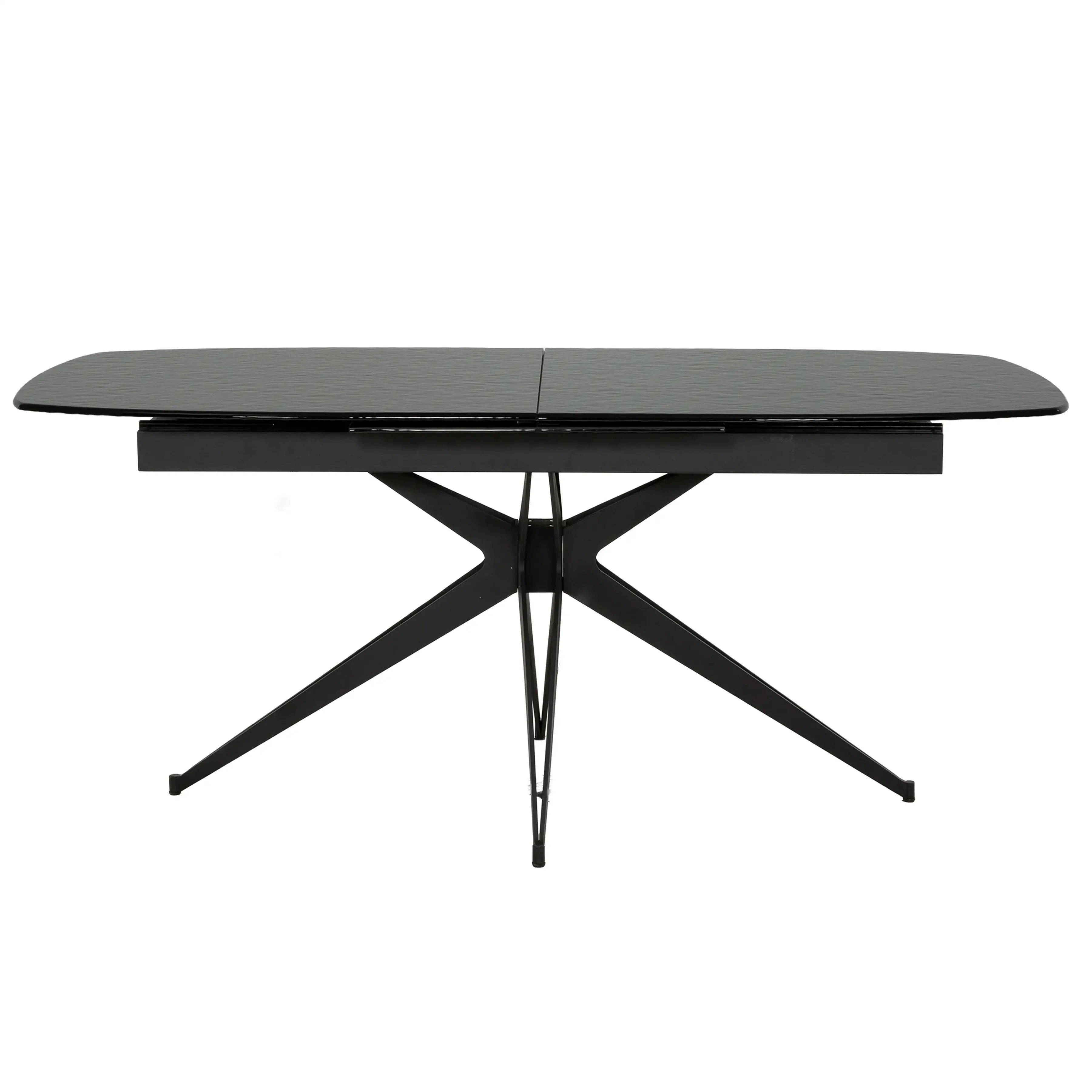 Primo Table Salle à Manger Extensible Verre (71-94") Gris