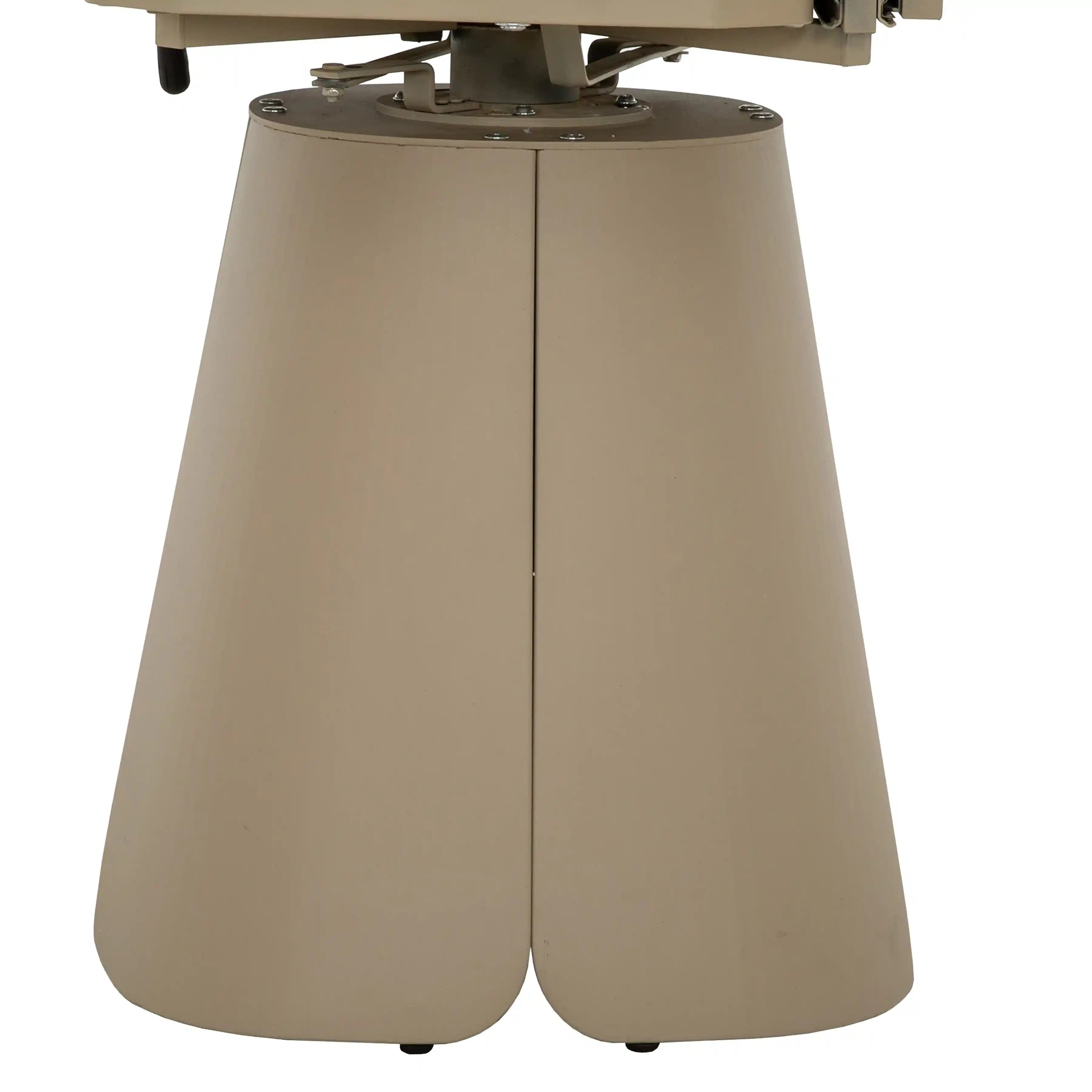 Primo Table de Cuisine Ronde Extensible (32" à 52") - Fini Marbre Beige