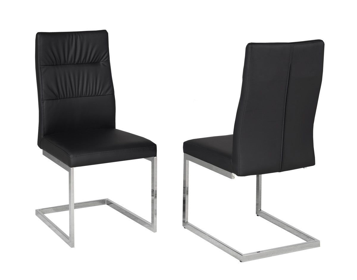 CHAISE DE SALLE À MANGER, JEU DE 2 - BLANCHE ( Meuble Mtl )