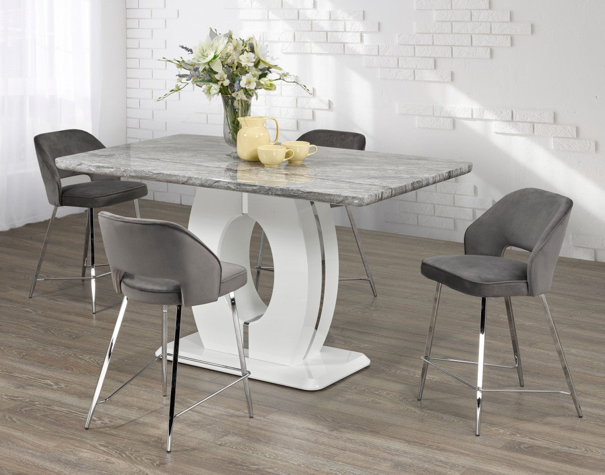 ENSEMBLE COMPTOIR - GRIS ( Meuble Mtl )