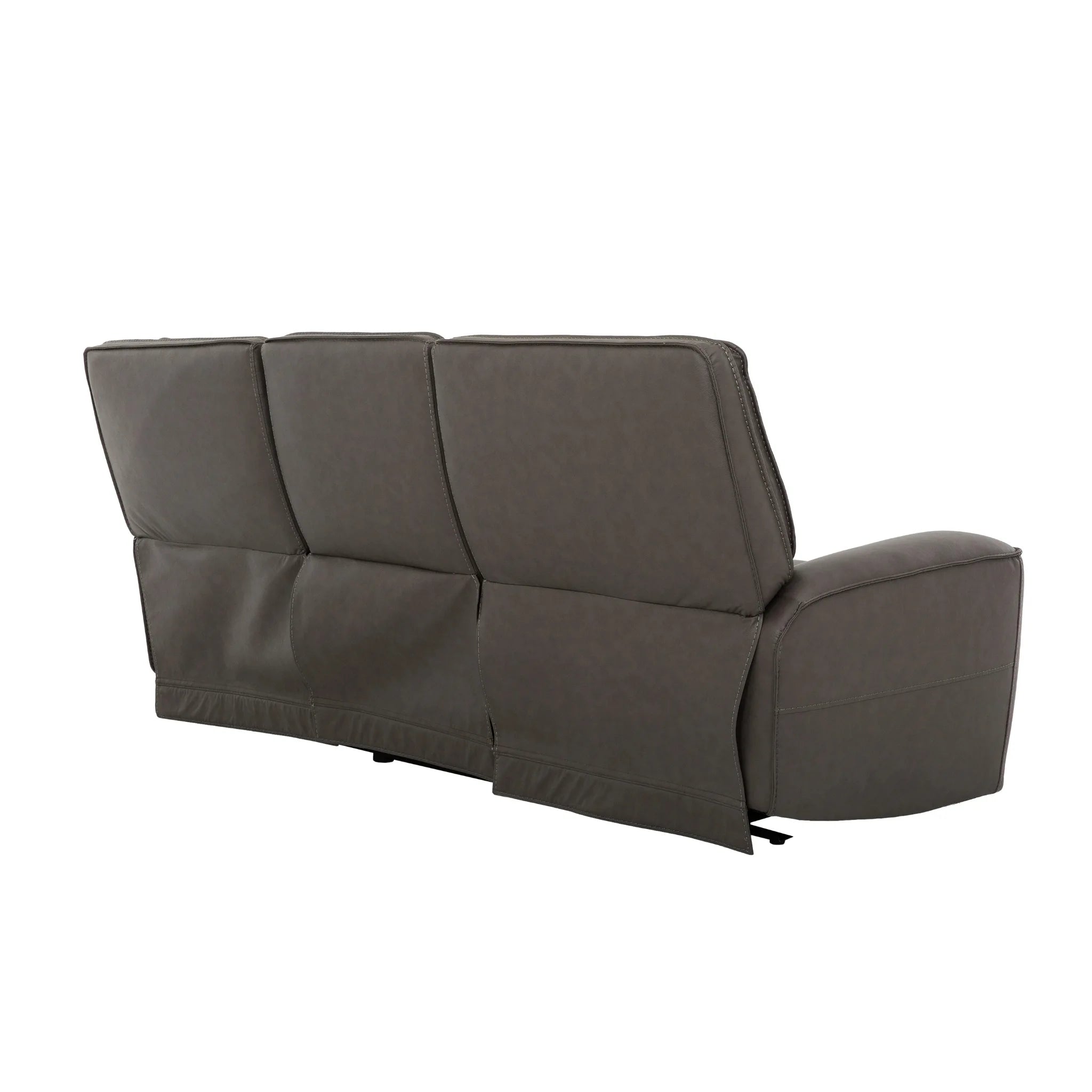 Primo Odessa Sofa Inclinable Électrique en Cuir Véritable Gris