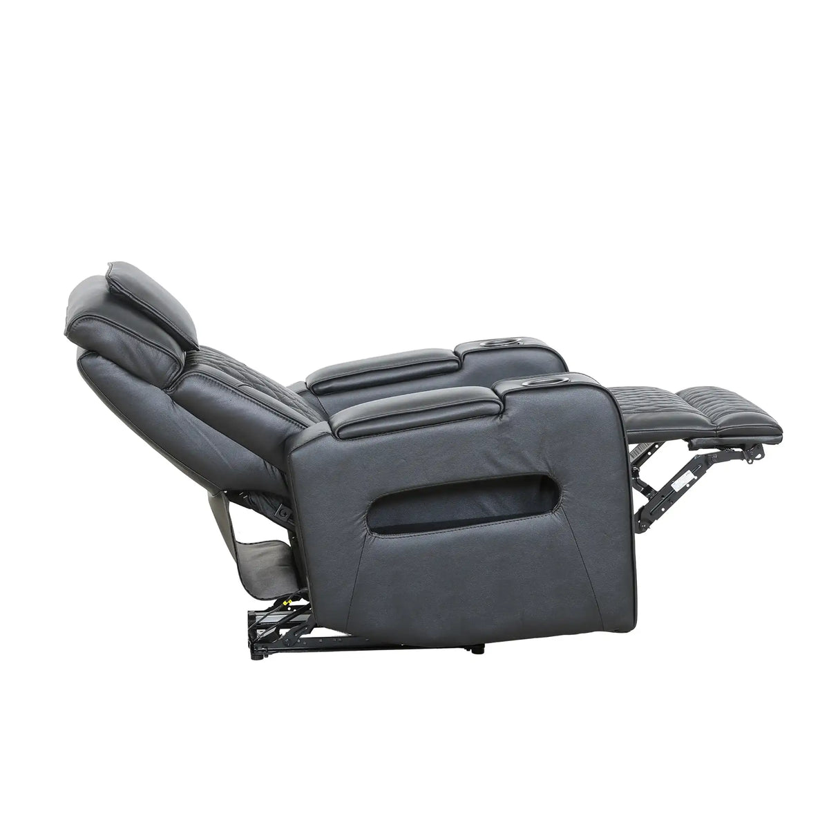 Fauteuil inclinable et berçant électrique Primo Colton, noir